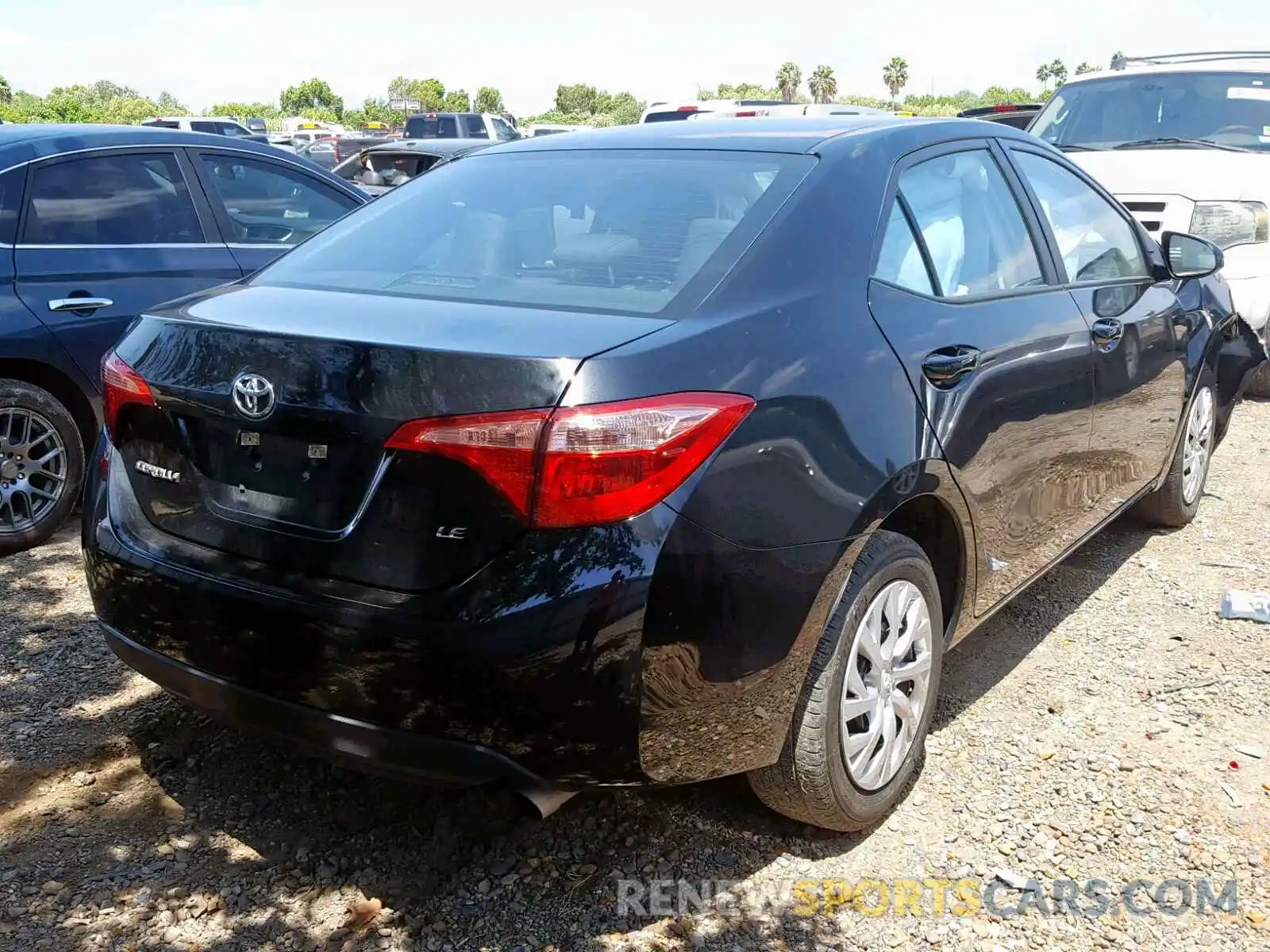 4 Photograph of a damaged car 5YFBURHE3KP873672 TOYOTA COROLLA 2019