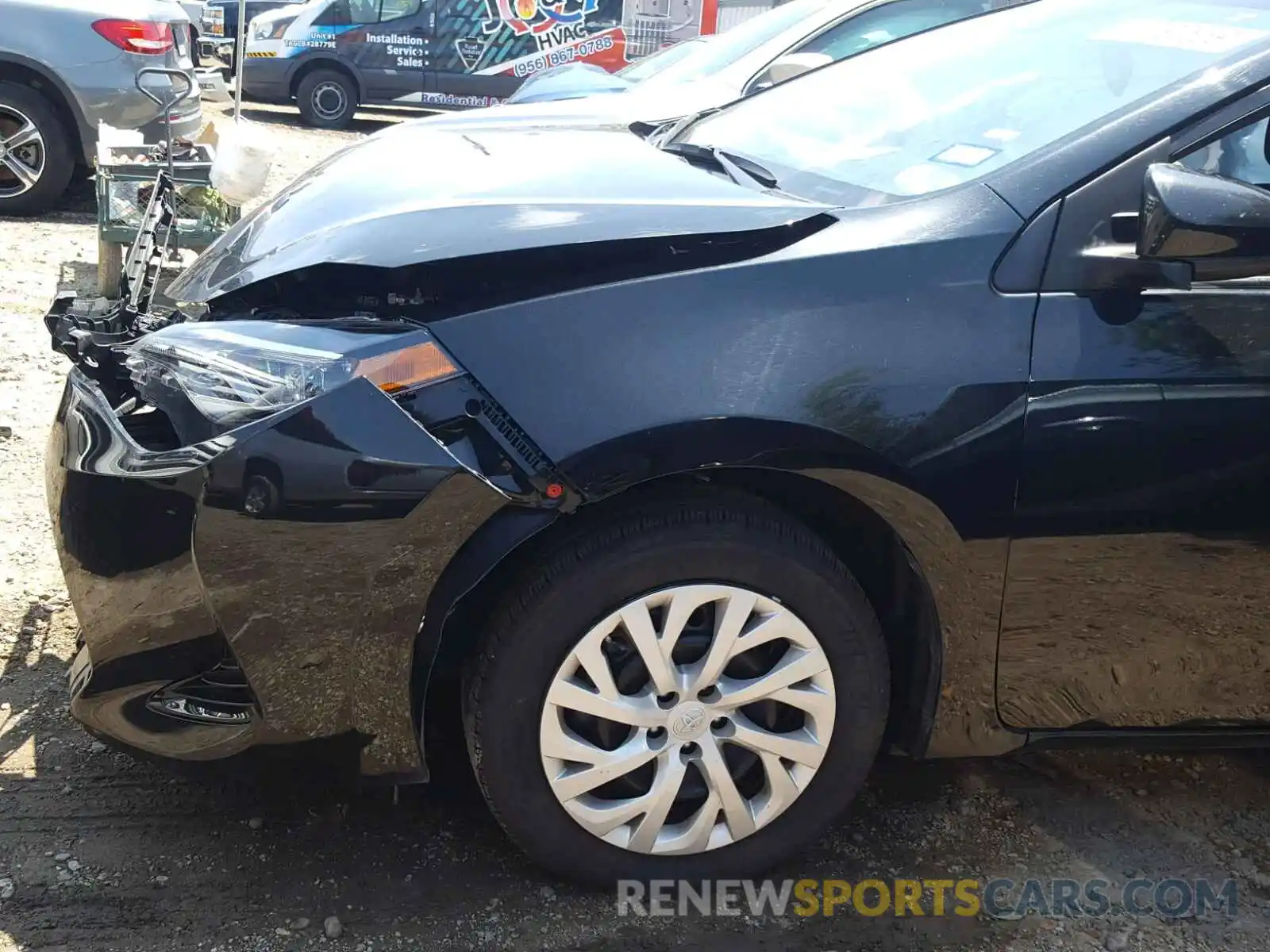 9 Photograph of a damaged car 5YFBURHE3KP873672 TOYOTA COROLLA 2019