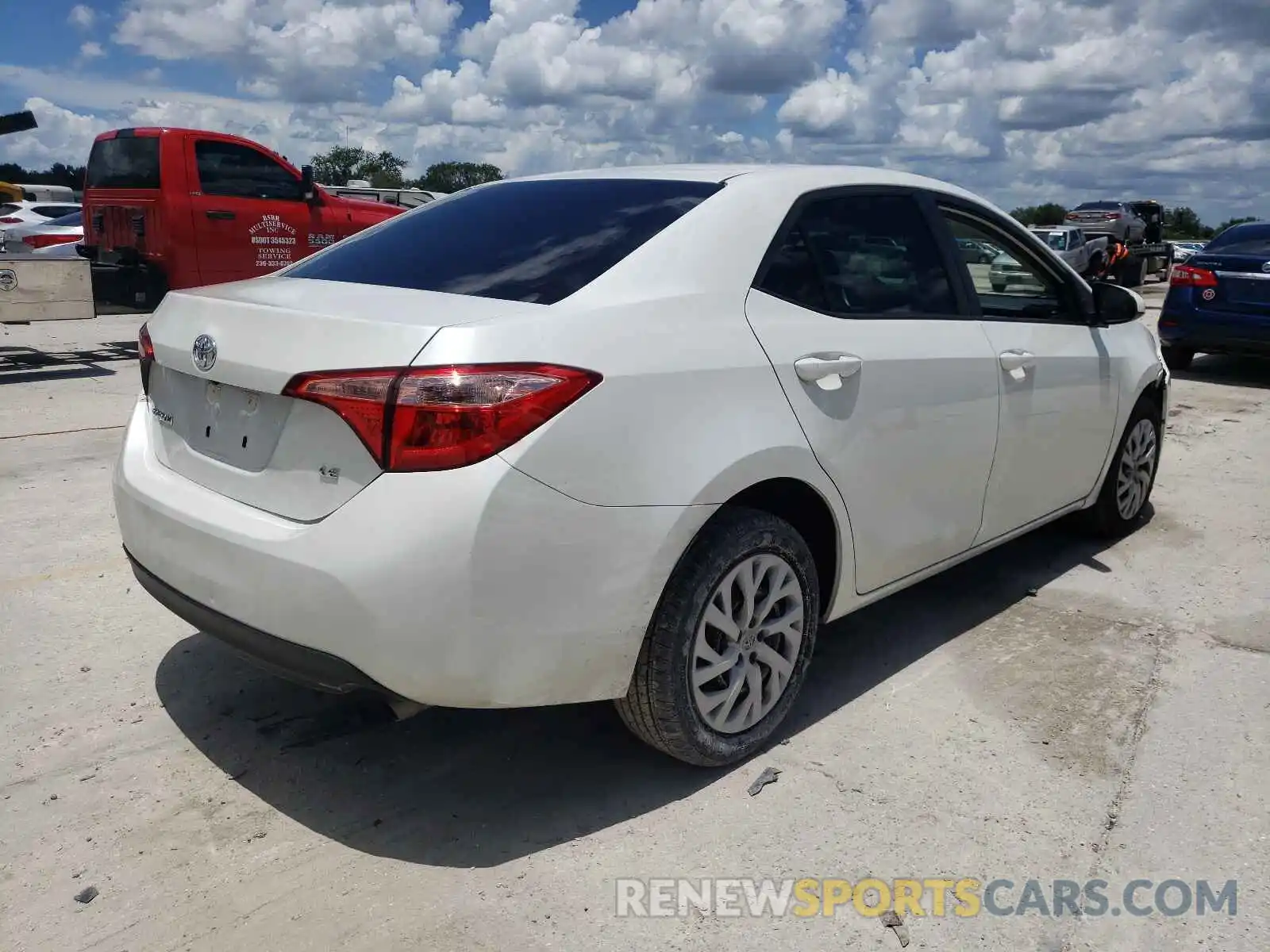 4 Photograph of a damaged car 5YFBURHE3KP873932 TOYOTA COROLLA 2019