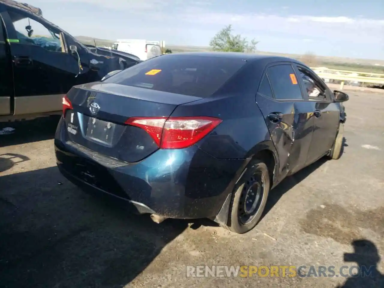 4 Photograph of a damaged car 5YFBURHE3KP873946 TOYOTA COROLLA 2019