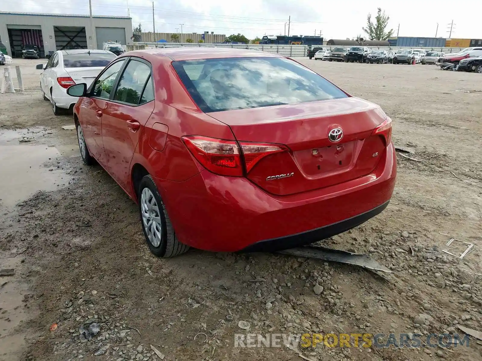 3 Photograph of a damaged car 5YFBURHE3KP873977 TOYOTA COROLLA 2019