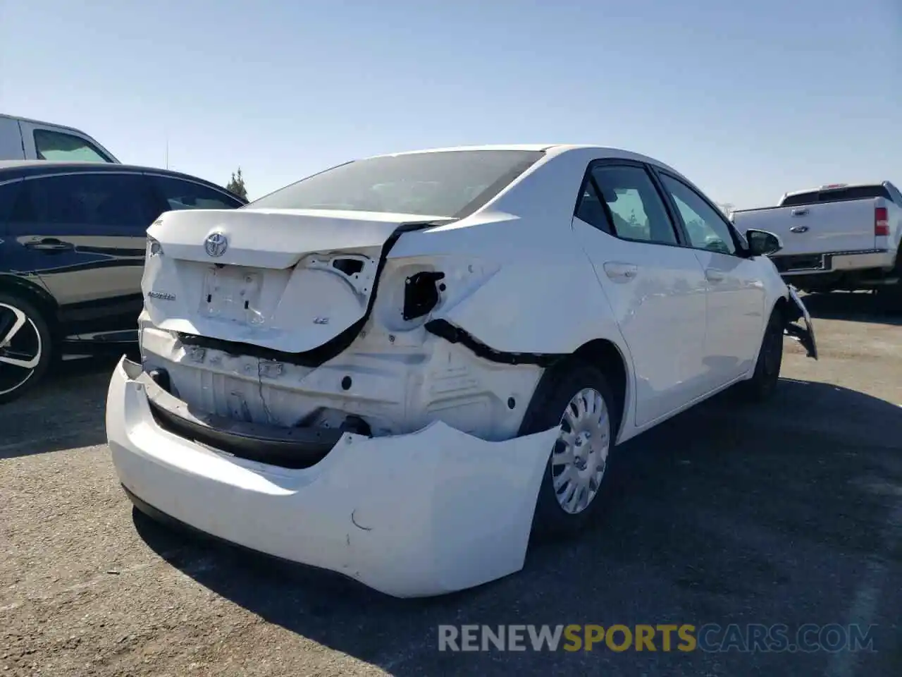 4 Photograph of a damaged car 5YFBURHE3KP874224 TOYOTA COROLLA 2019