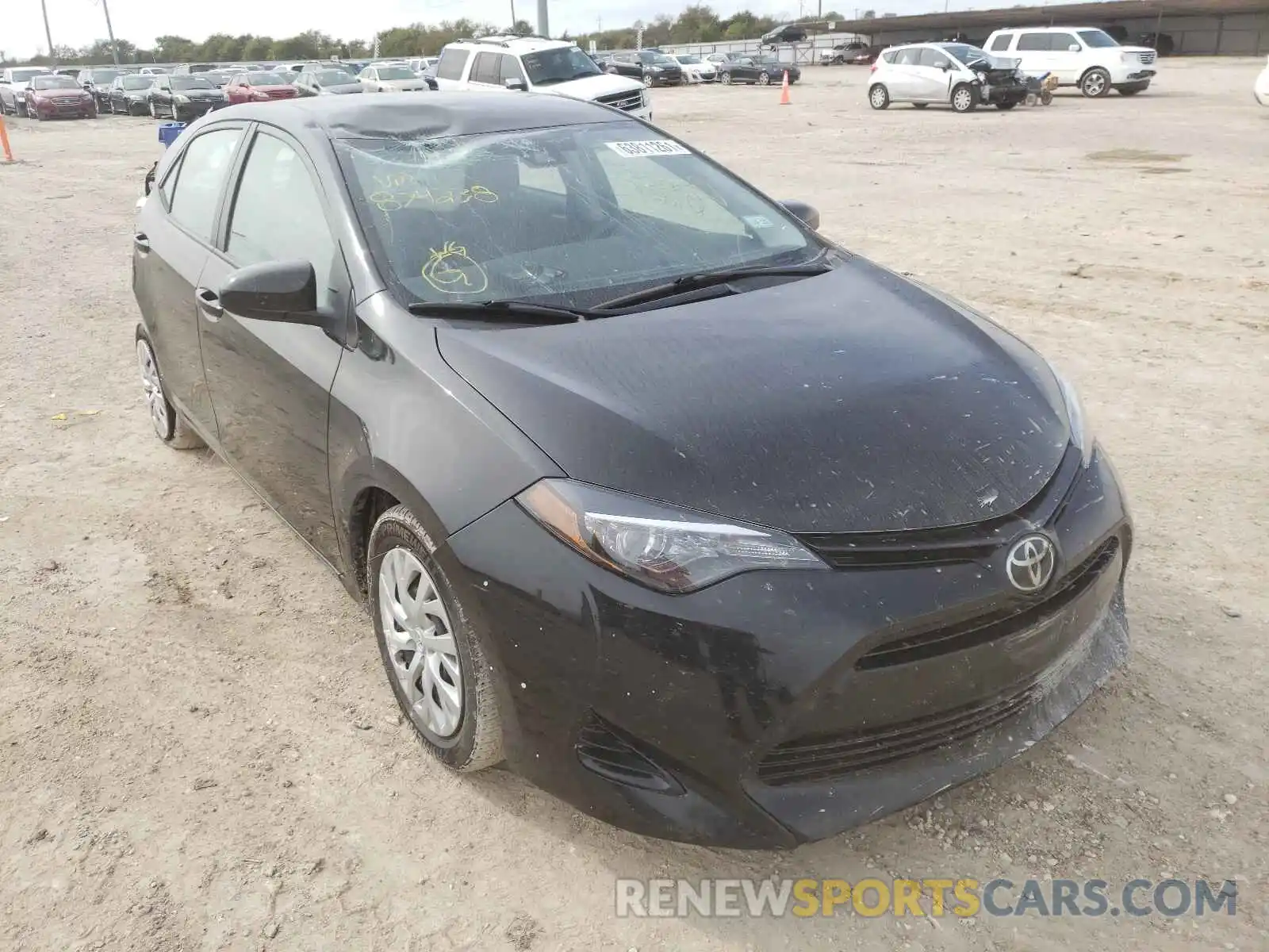 1 Photograph of a damaged car 5YFBURHE3KP874238 TOYOTA COROLLA 2019