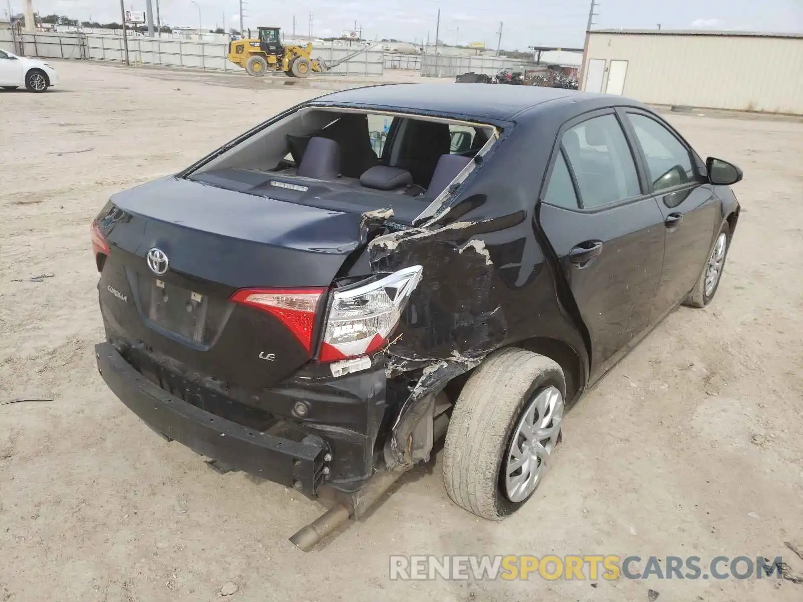 4 Photograph of a damaged car 5YFBURHE3KP874238 TOYOTA COROLLA 2019