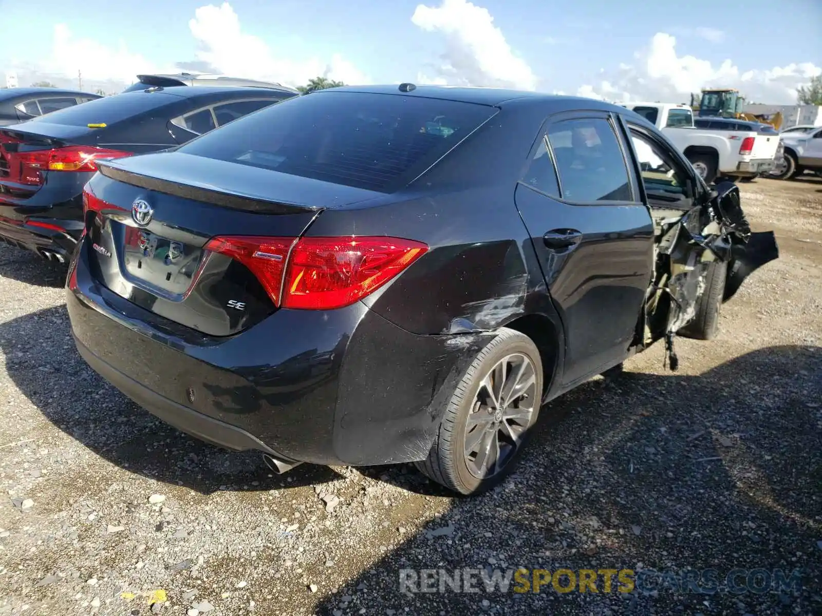 4 Photograph of a damaged car 5YFBURHE3KP874322 TOYOTA COROLLA 2019