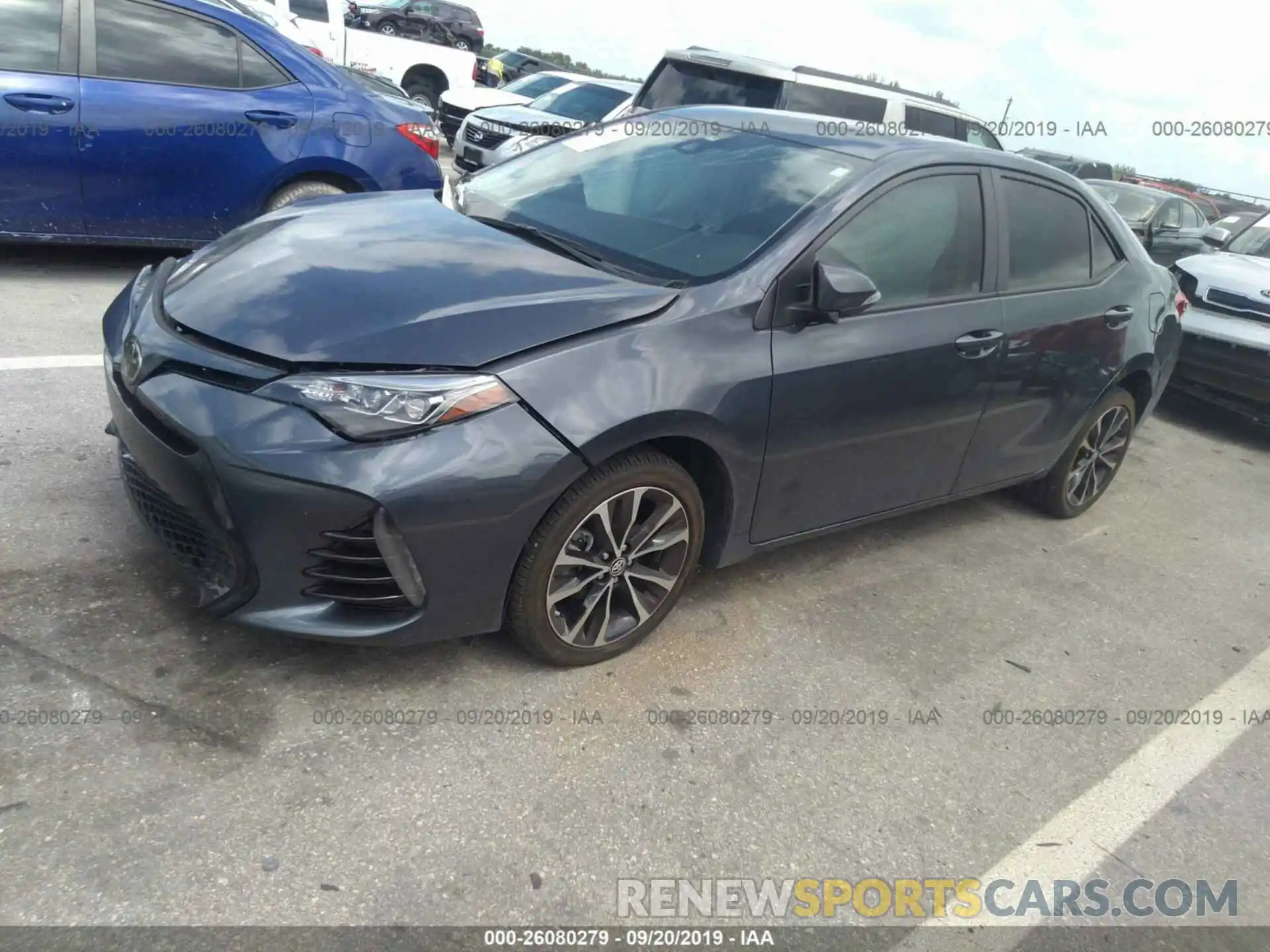 2 Photograph of a damaged car 5YFBURHE3KP874515 TOYOTA COROLLA 2019