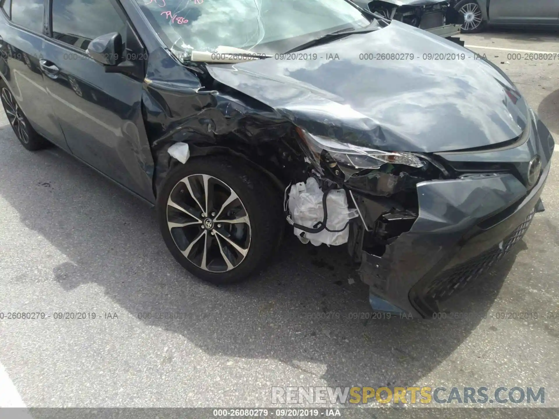 6 Photograph of a damaged car 5YFBURHE3KP874515 TOYOTA COROLLA 2019