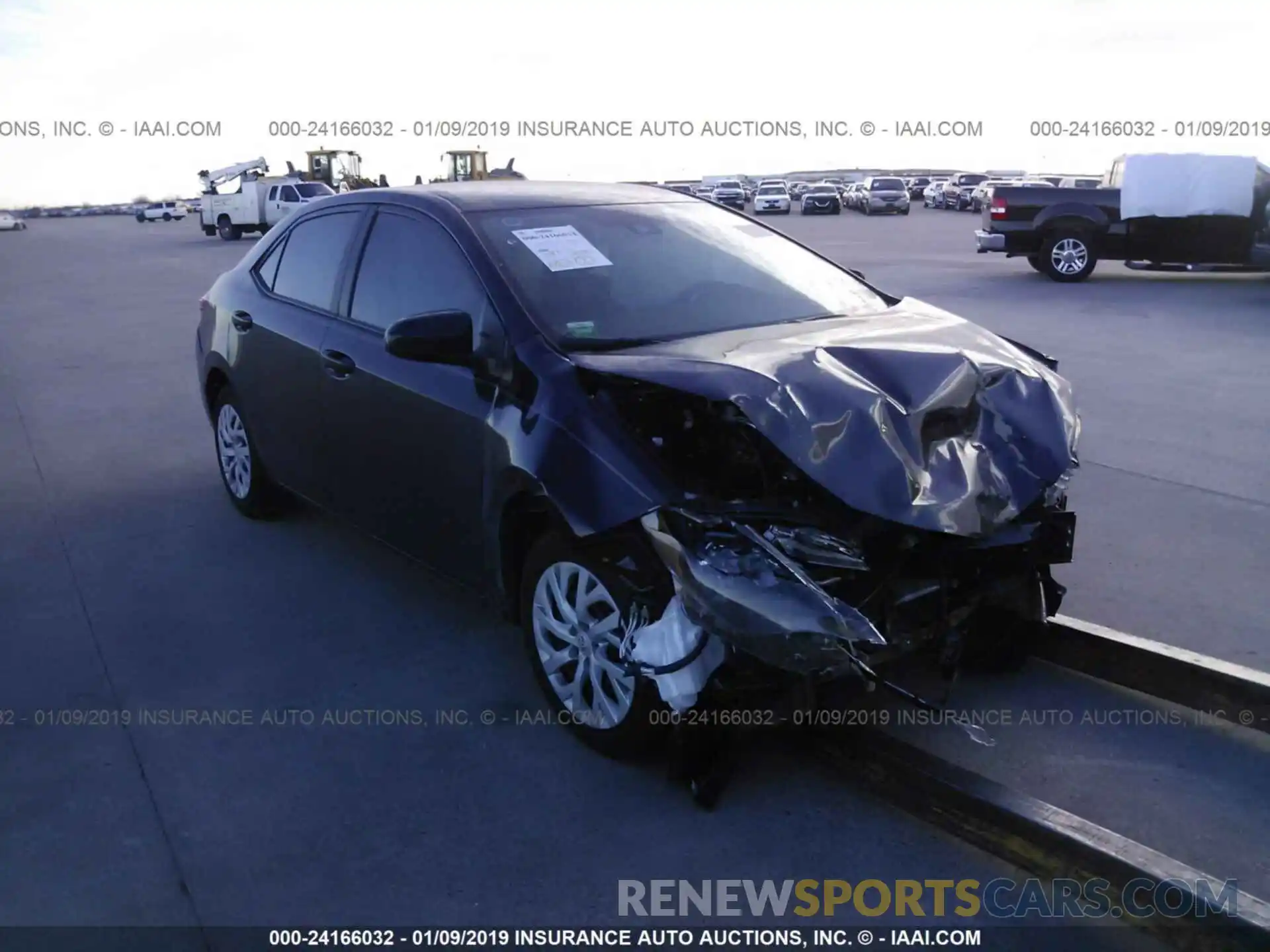 1 Photograph of a damaged car 5YFBURHE3KP874532 TOYOTA COROLLA 2019