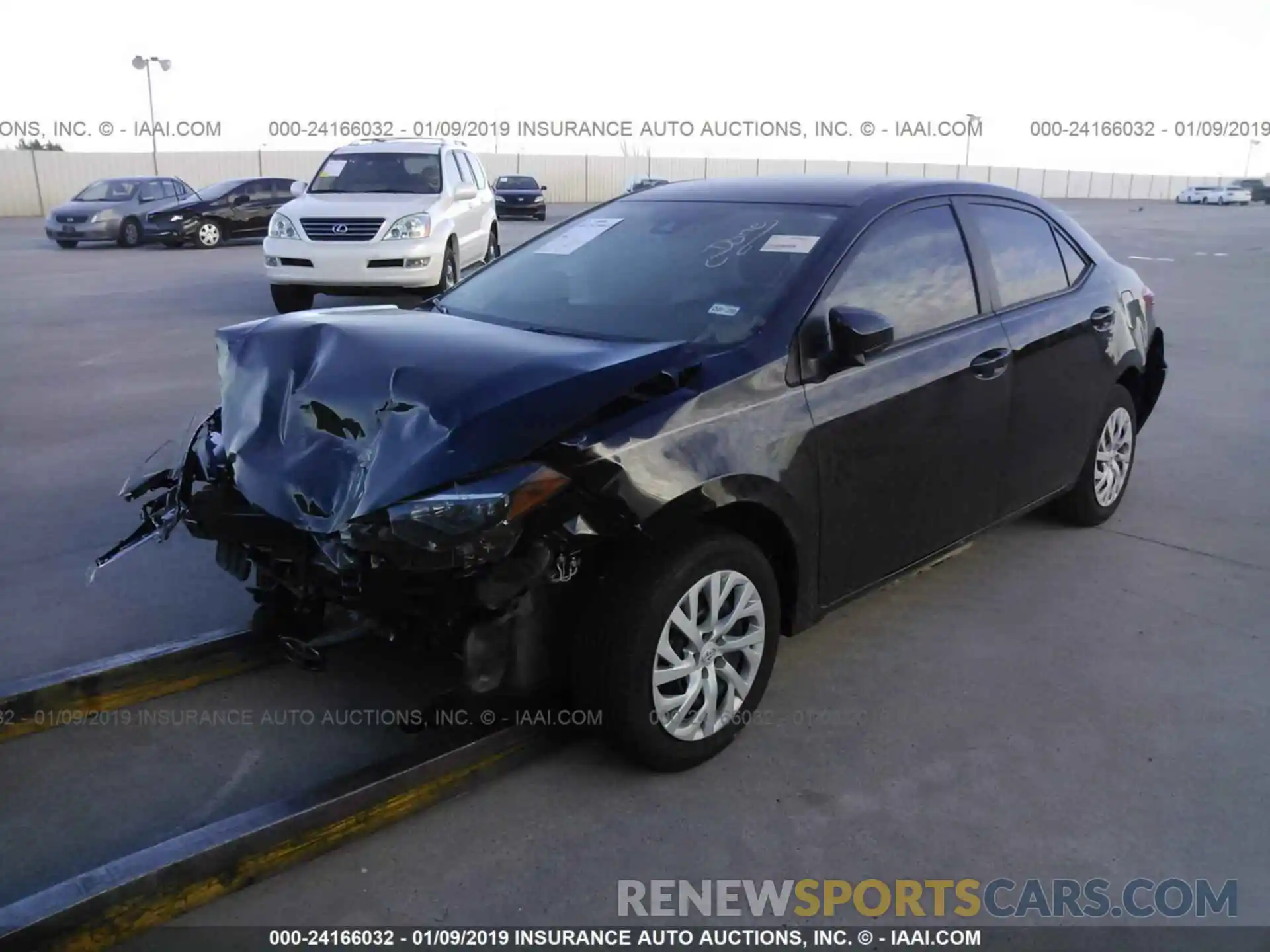 2 Photograph of a damaged car 5YFBURHE3KP874532 TOYOTA COROLLA 2019