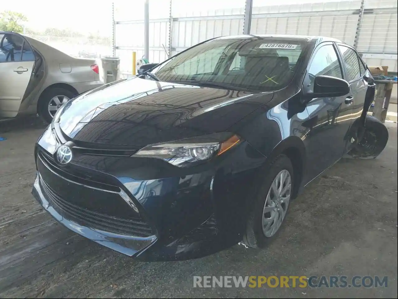 2 Photograph of a damaged car 5YFBURHE3KP874546 TOYOTA COROLLA 2019