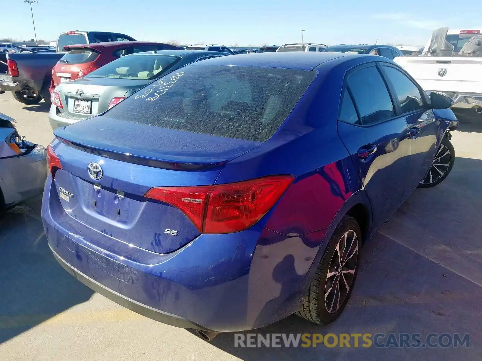 4 Photograph of a damaged car 5YFBURHE3KP874689 TOYOTA COROLLA 2019