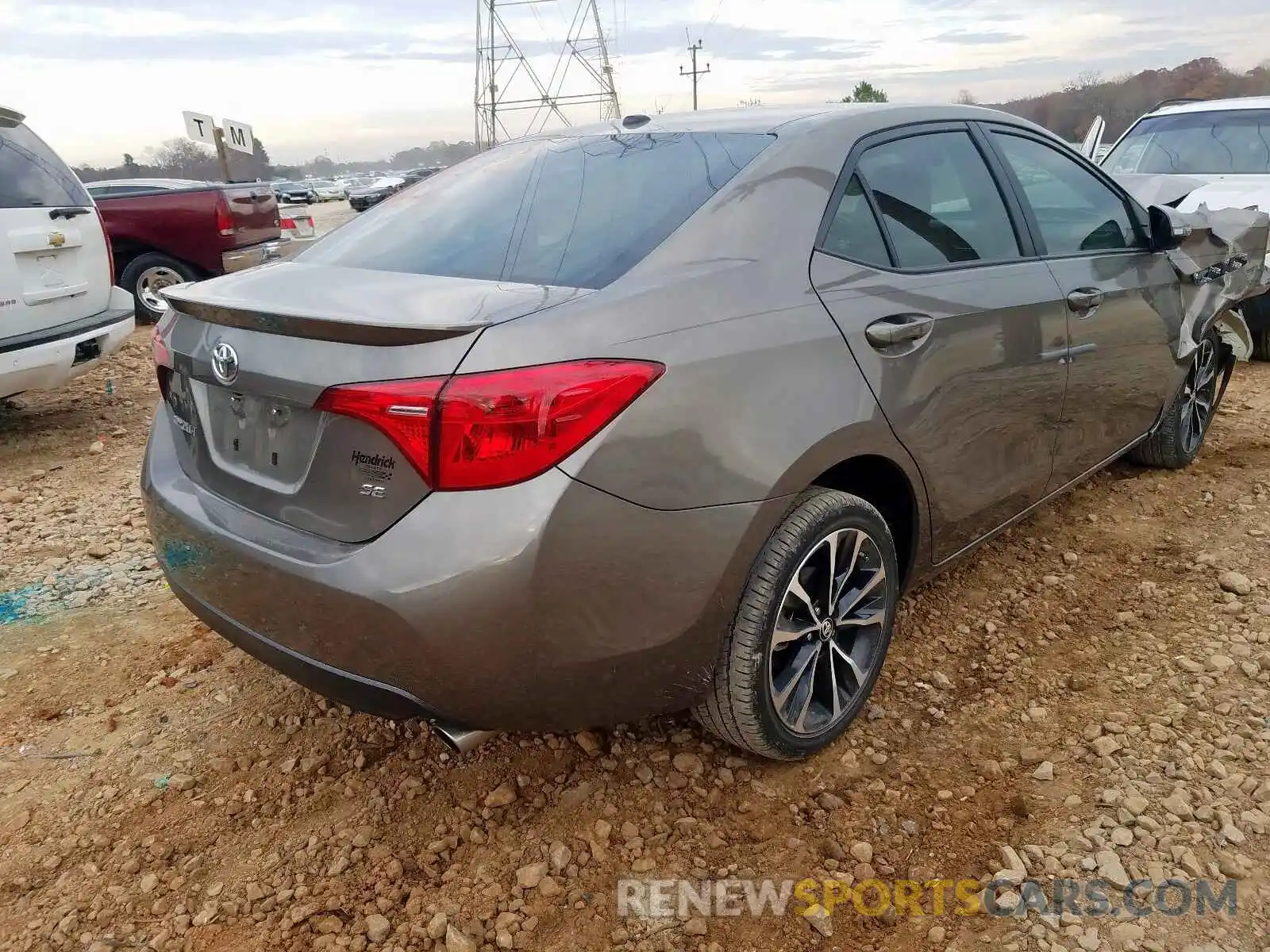 4 Photograph of a damaged car 5YFBURHE3KP874739 TOYOTA COROLLA 2019