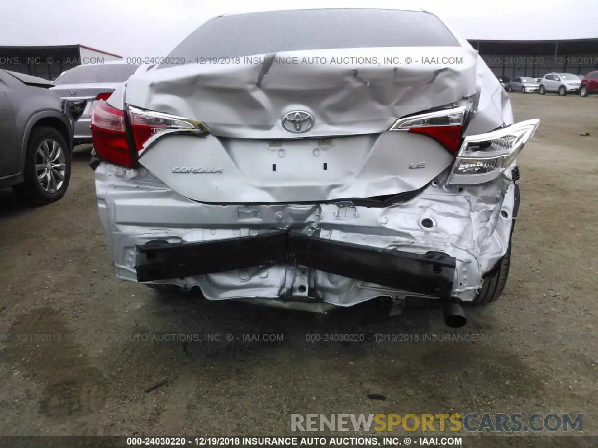 6 Photograph of a damaged car 5YFBURHE3KP875163 TOYOTA COROLLA 2019