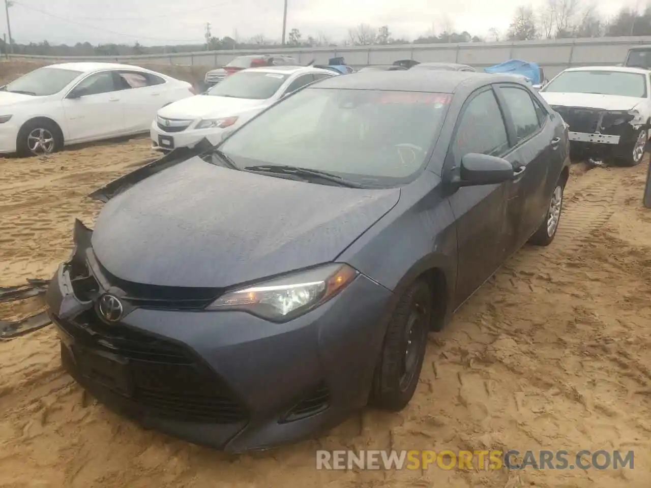 2 Photograph of a damaged car 5YFBURHE3KP875342 TOYOTA COROLLA 2019