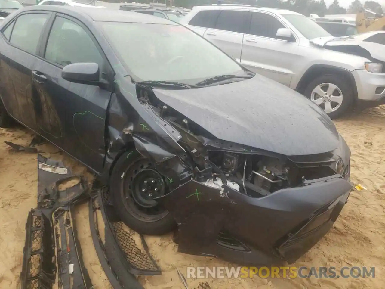 9 Photograph of a damaged car 5YFBURHE3KP875342 TOYOTA COROLLA 2019