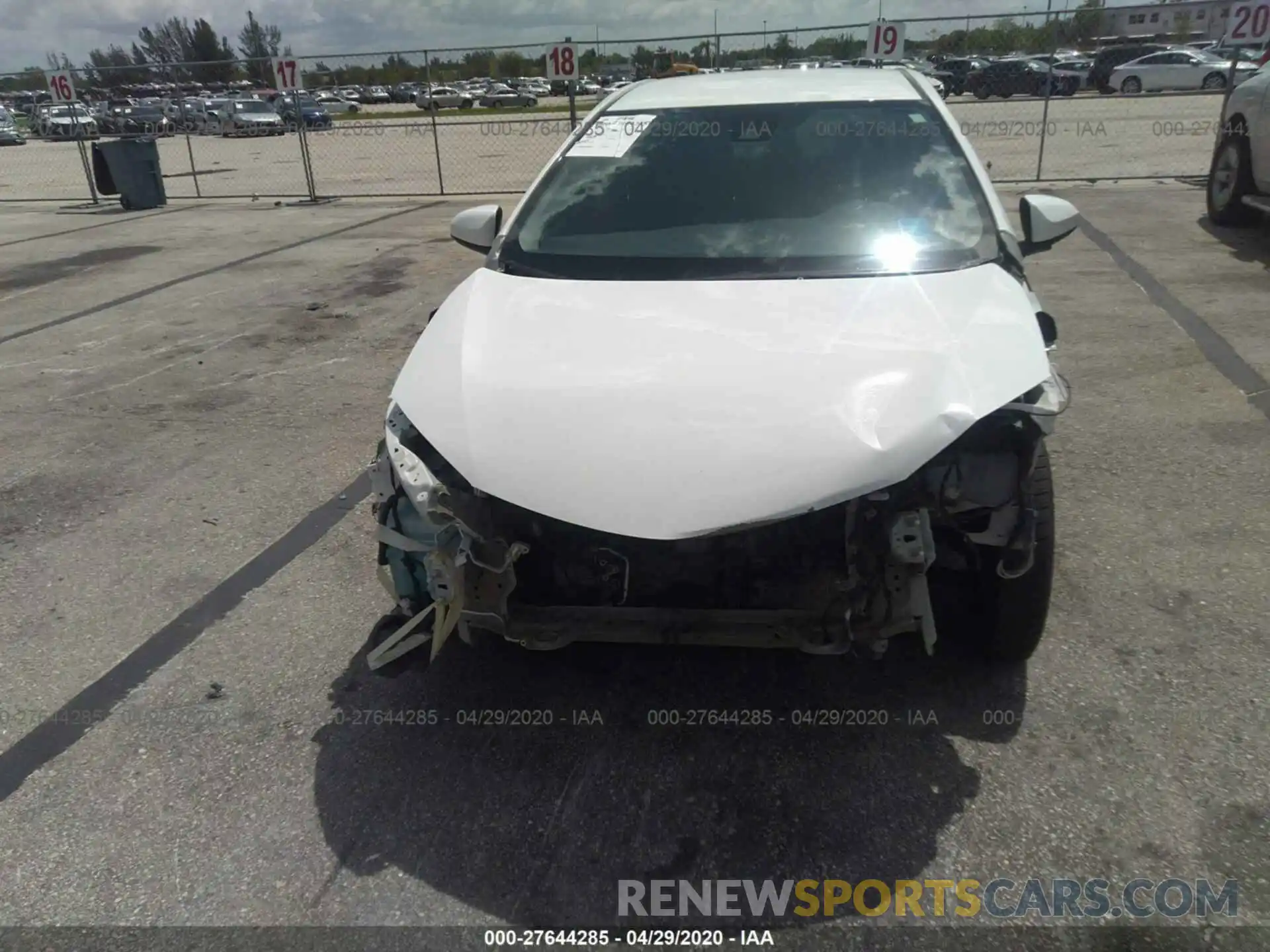 6 Photograph of a damaged car 5YFBURHE3KP875812 TOYOTA COROLLA 2019