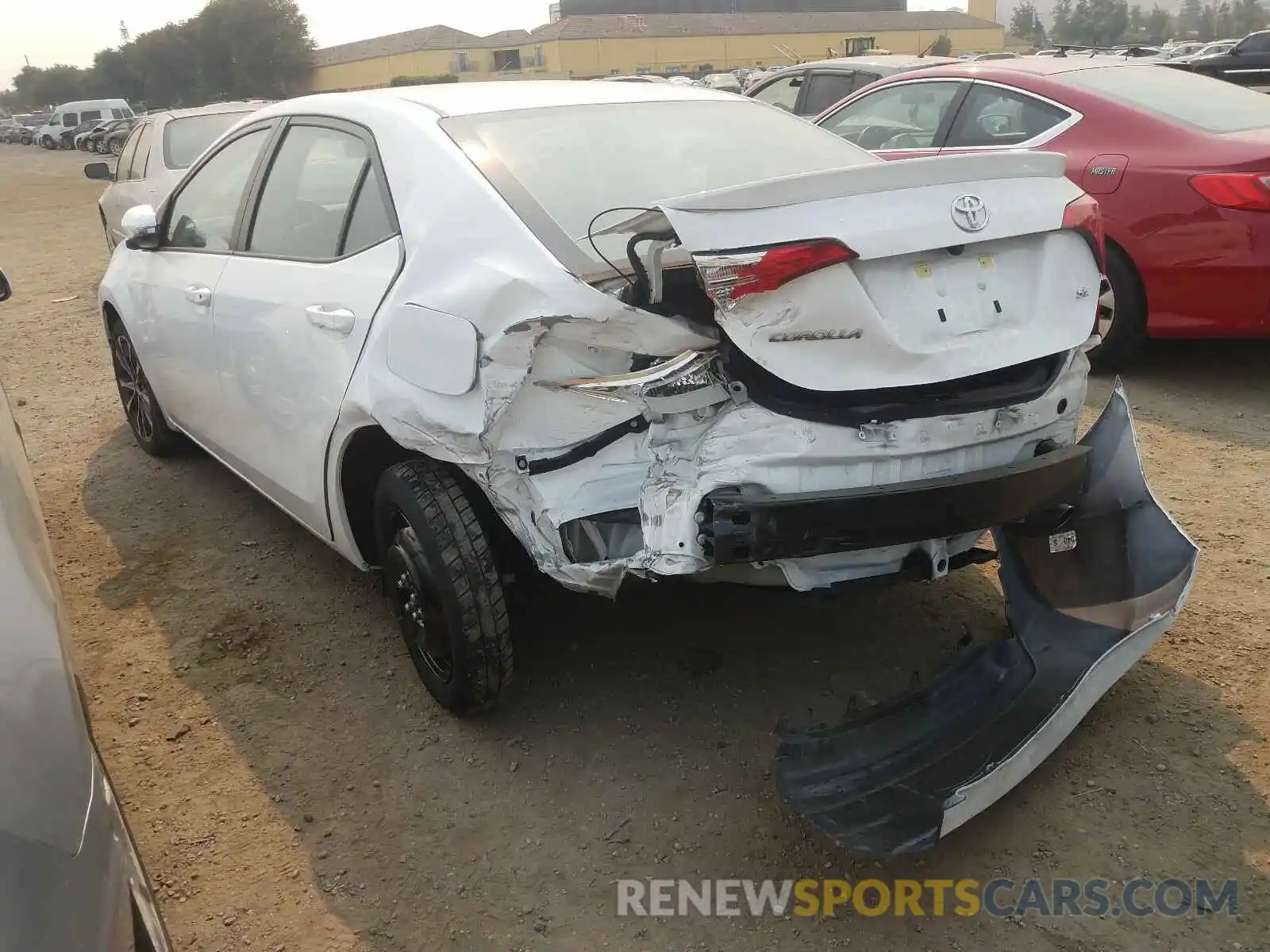 3 Photograph of a damaged car 5YFBURHE3KP876202 TOYOTA COROLLA 2019