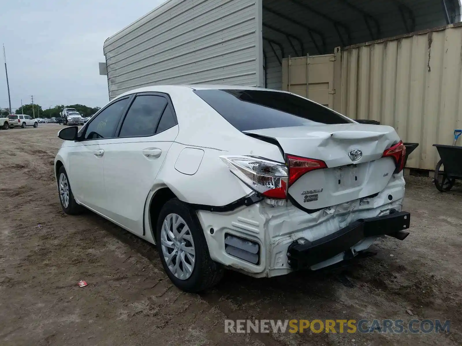 3 Photograph of a damaged car 5YFBURHE3KP876443 TOYOTA COROLLA 2019