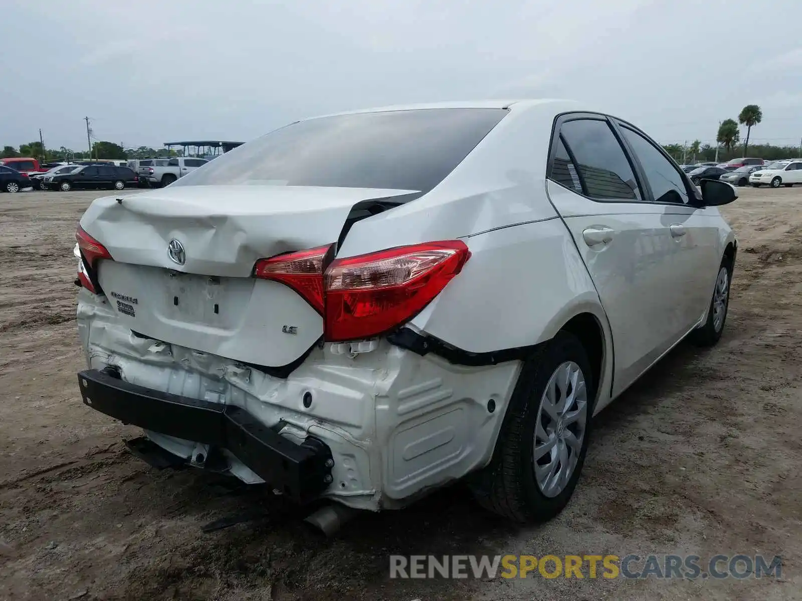 4 Photograph of a damaged car 5YFBURHE3KP876443 TOYOTA COROLLA 2019