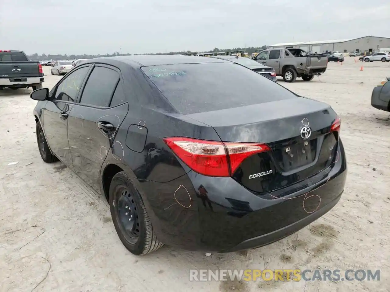 3 Photograph of a damaged car 5YFBURHE3KP876605 TOYOTA COROLLA 2019