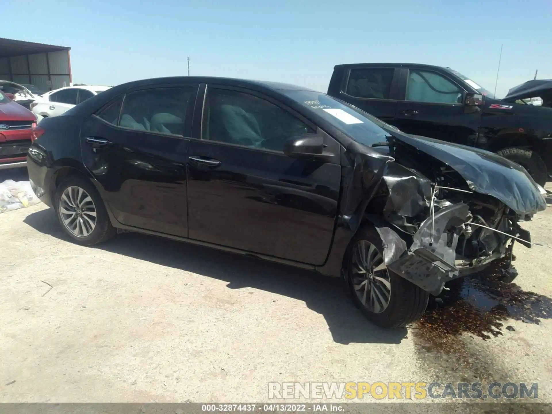 1 Photograph of a damaged car 5YFBURHE3KP876989 TOYOTA COROLLA 2019