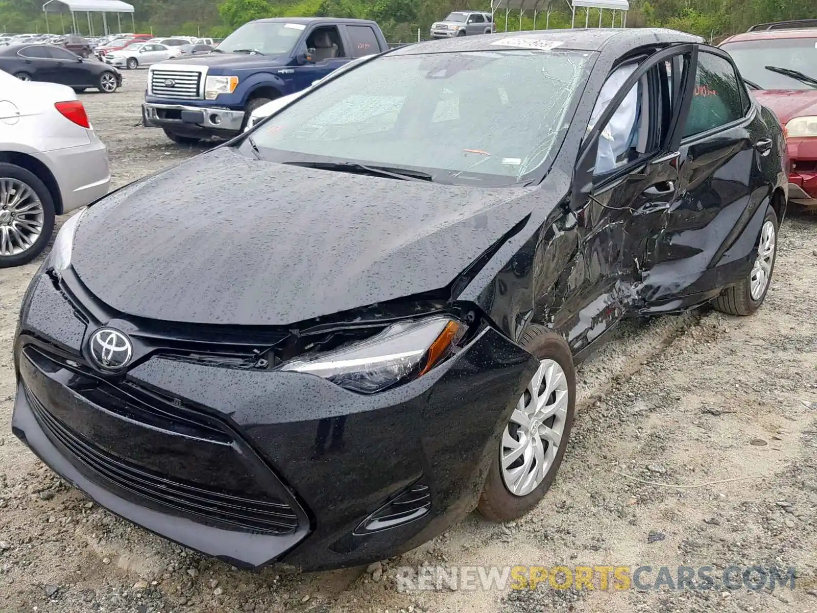 2 Photograph of a damaged car 5YFBURHE3KP877043 TOYOTA COROLLA 2019