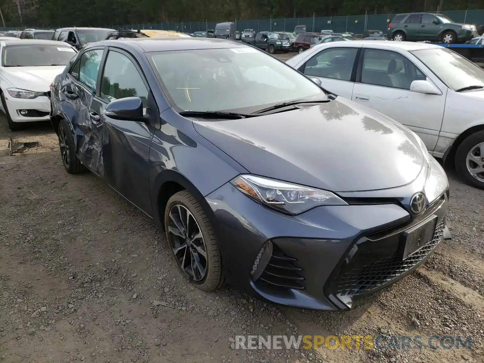 1 Photograph of a damaged car 5YFBURHE3KP877205 TOYOTA COROLLA 2019