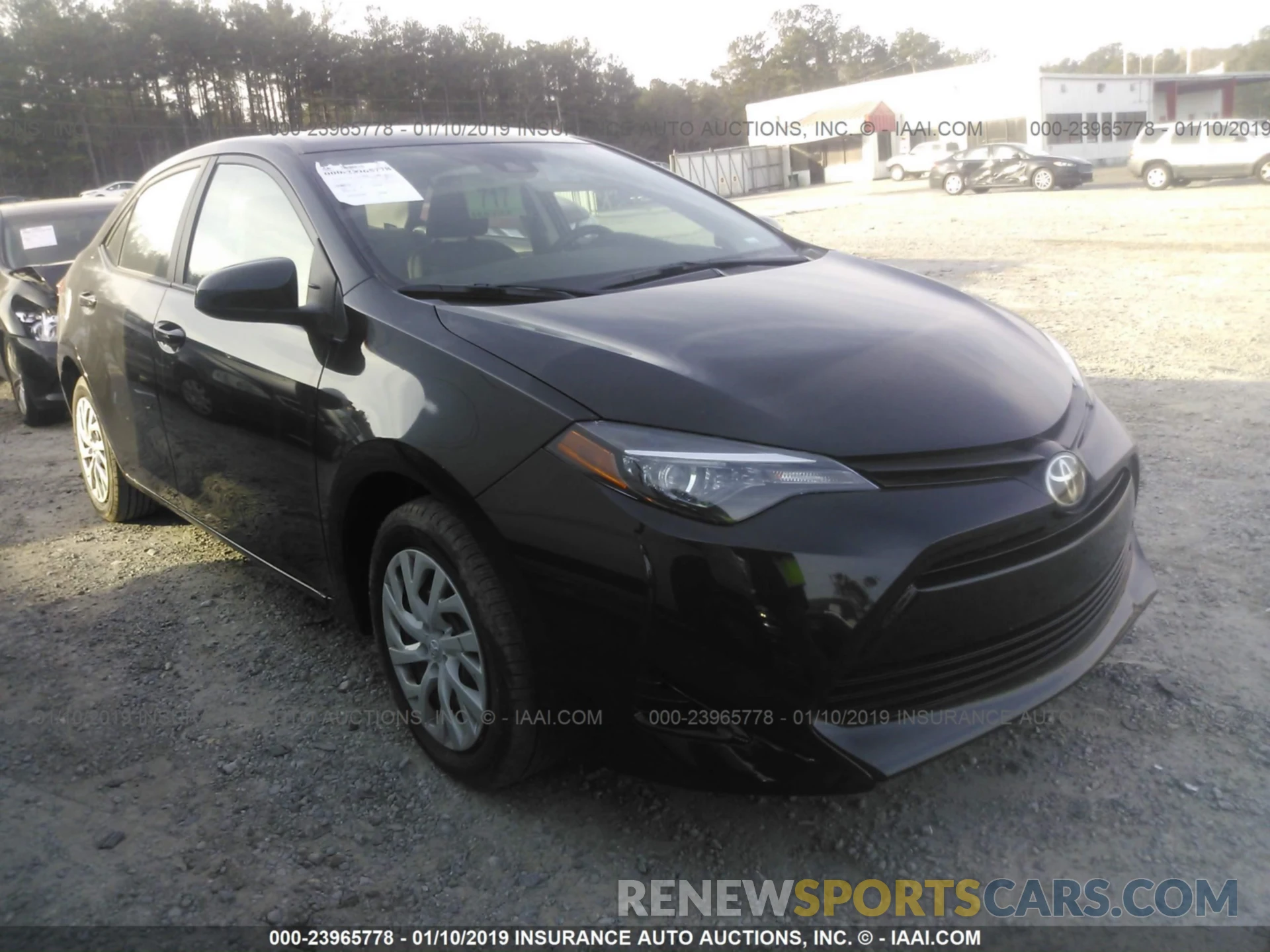 1 Photograph of a damaged car 5YFBURHE3KP877480 TOYOTA COROLLA 2019