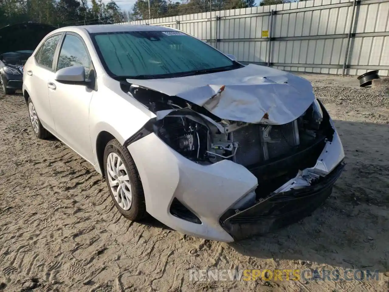 1 Photograph of a damaged car 5YFBURHE3KP877642 TOYOTA COROLLA 2019