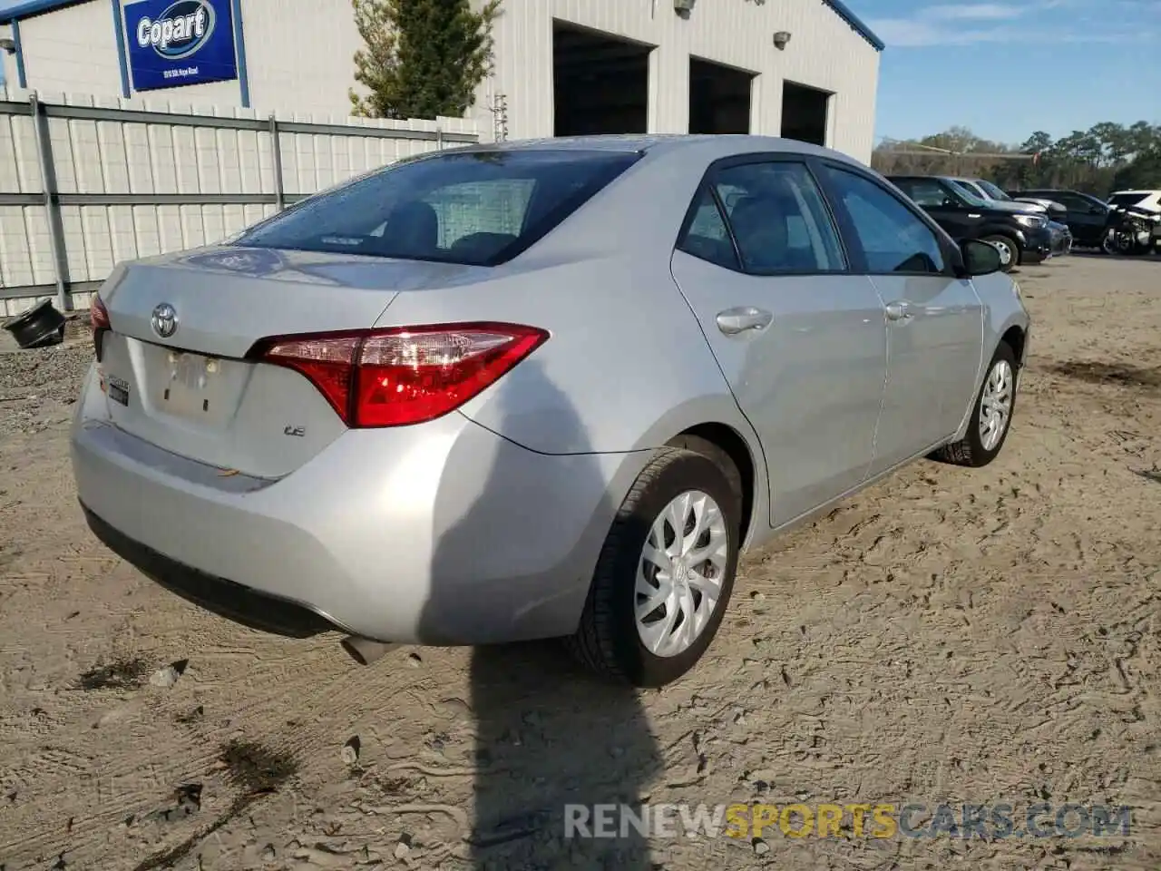 4 Photograph of a damaged car 5YFBURHE3KP877642 TOYOTA COROLLA 2019