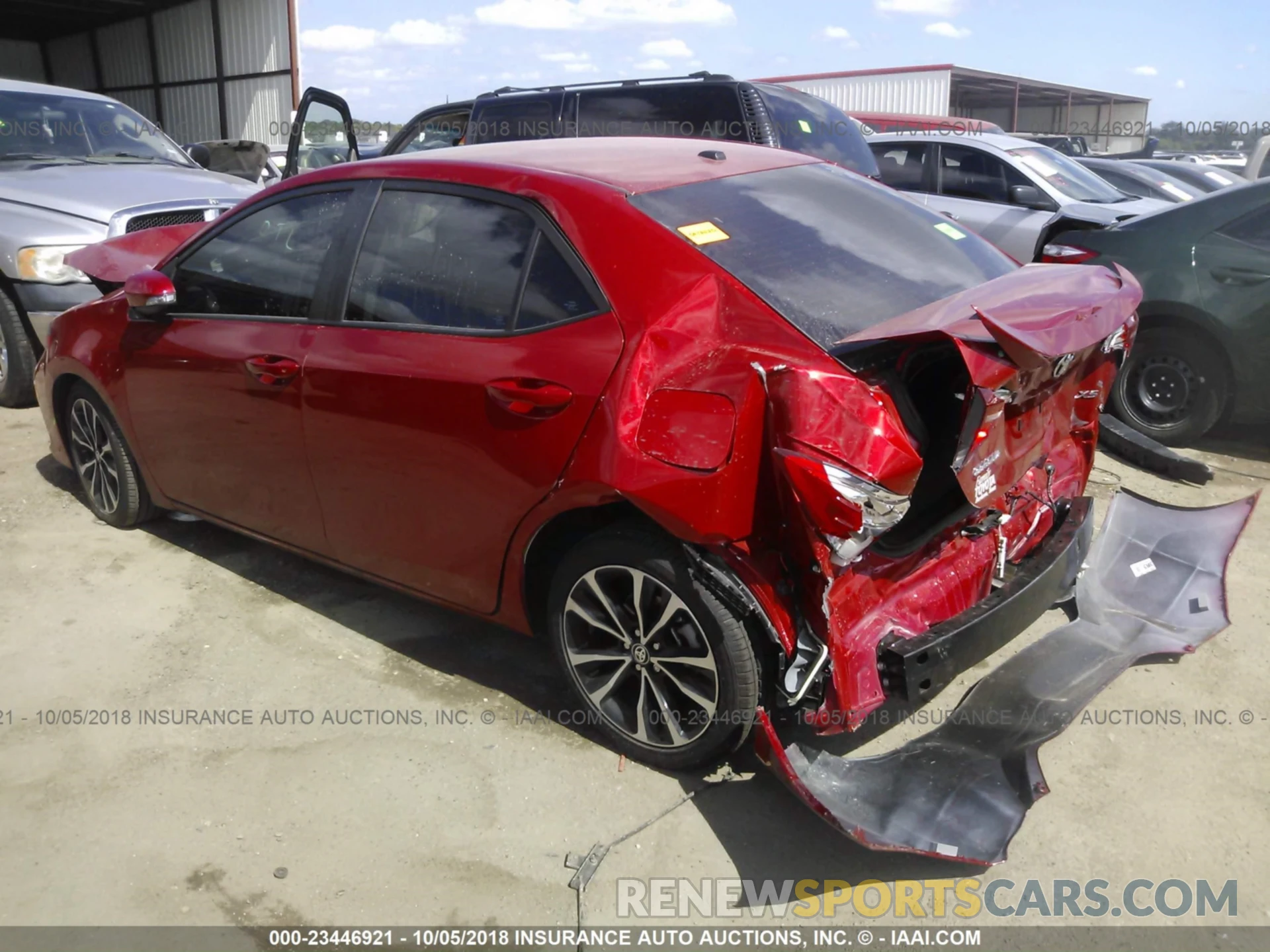 3 Photograph of a damaged car 5YFBURHE3KP877950 Toyota Corolla 2019