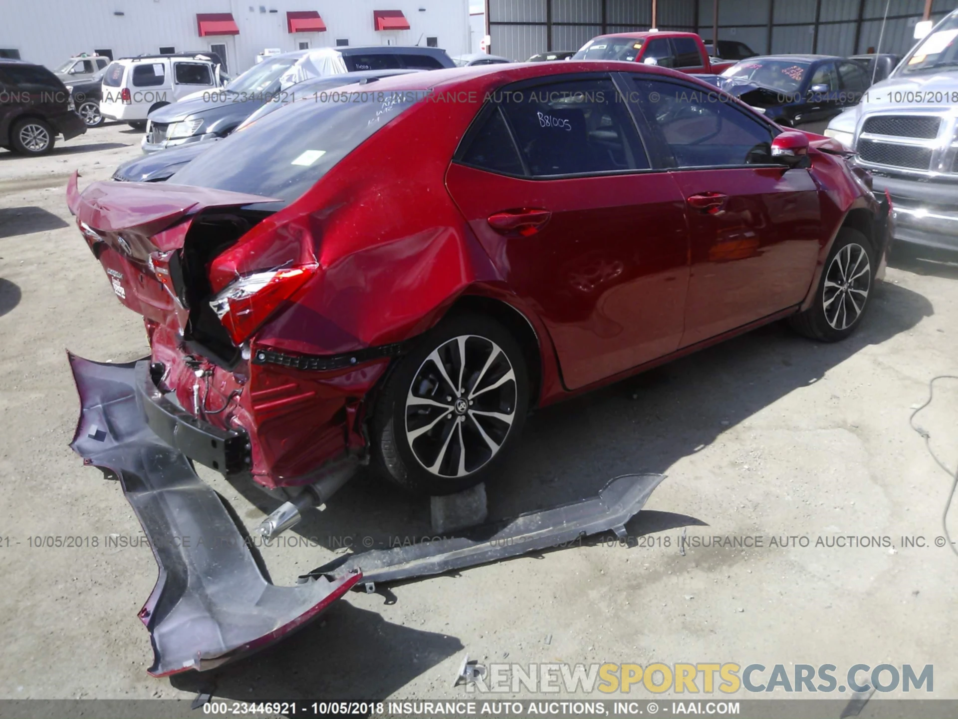 4 Photograph of a damaged car 5YFBURHE3KP877950 Toyota Corolla 2019