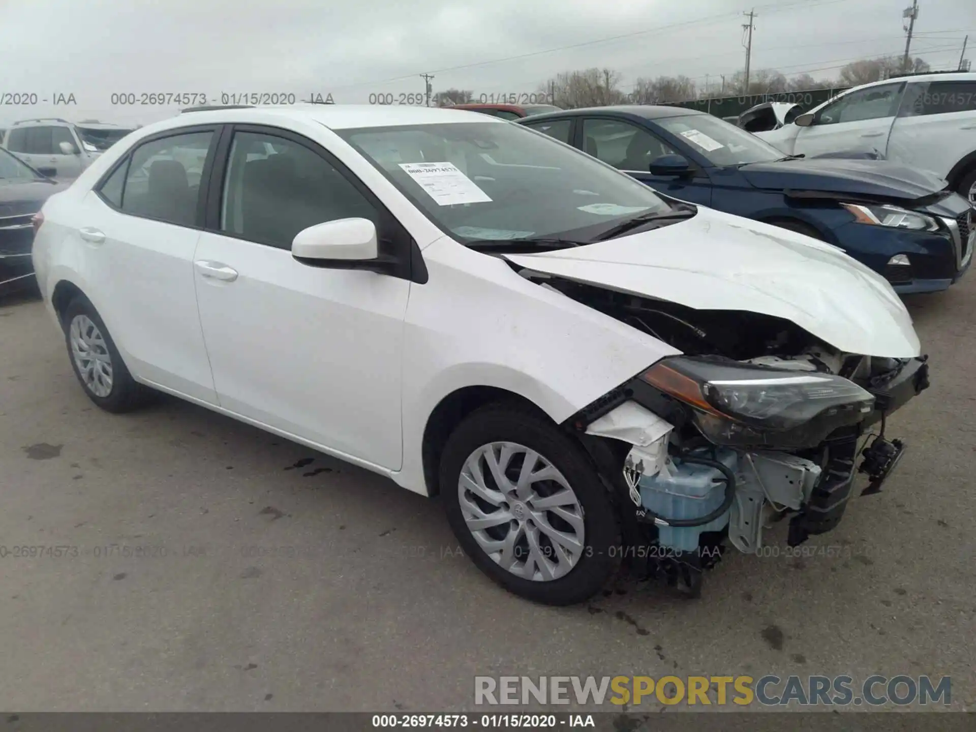 1 Photograph of a damaged car 5YFBURHE3KP878208 TOYOTA COROLLA 2019