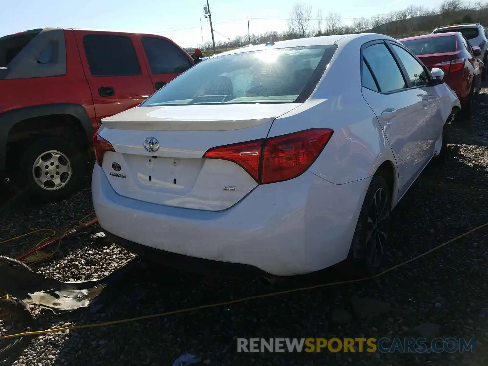 4 Photograph of a damaged car 5YFBURHE3KP878273 TOYOTA COROLLA 2019