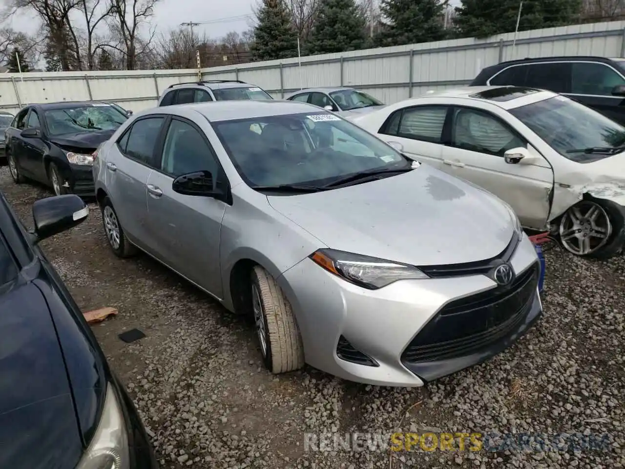 1 Photograph of a damaged car 5YFBURHE3KP878399 TOYOTA COROLLA 2019