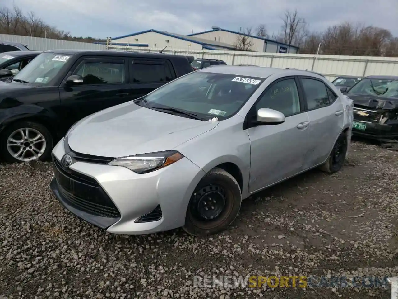 2 Photograph of a damaged car 5YFBURHE3KP878399 TOYOTA COROLLA 2019