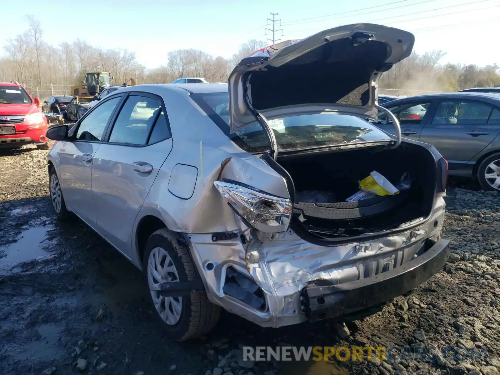 3 Photograph of a damaged car 5YFBURHE3KP878452 TOYOTA COROLLA 2019