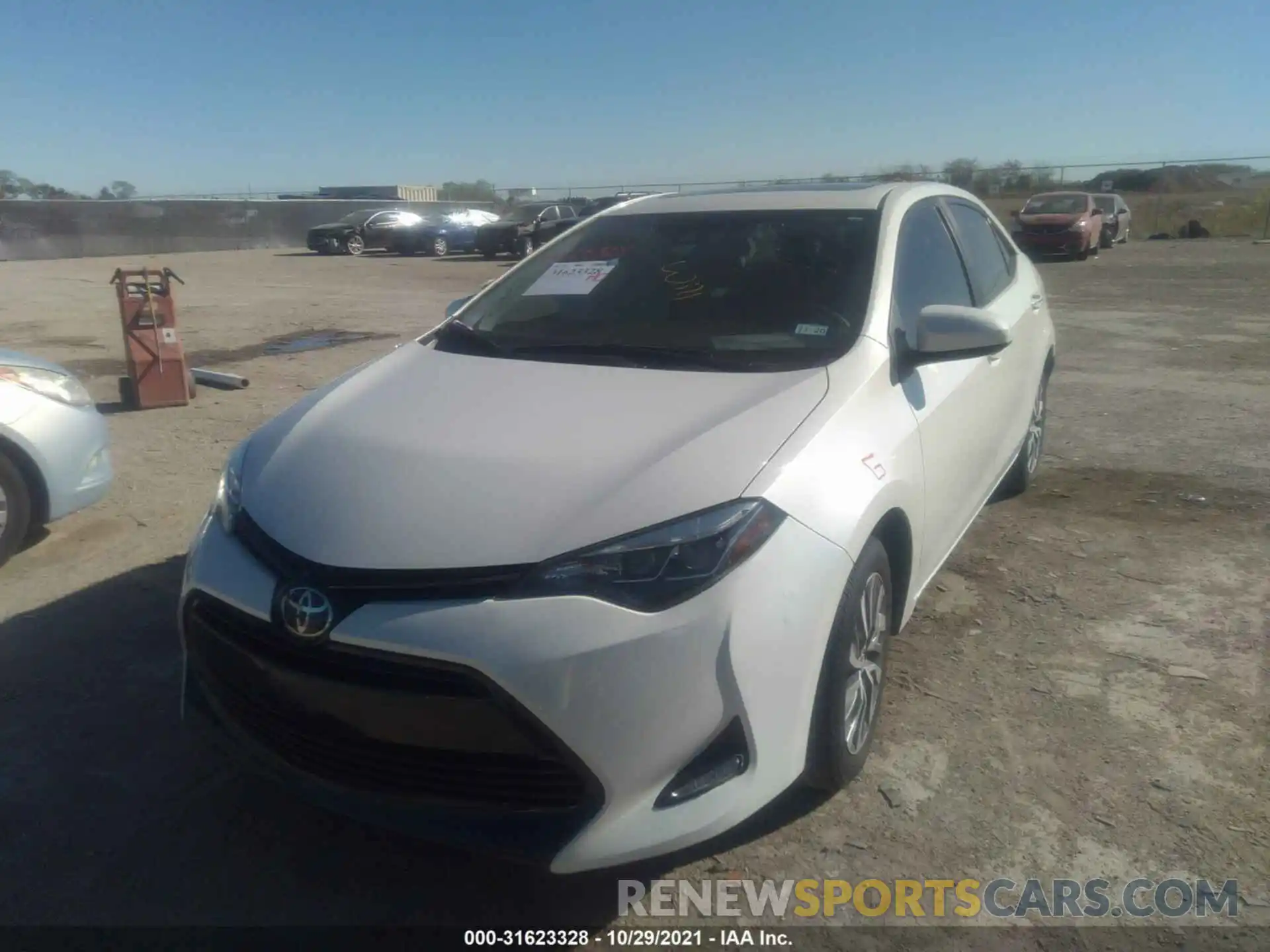 2 Photograph of a damaged car 5YFBURHE3KP878550 TOYOTA COROLLA 2019