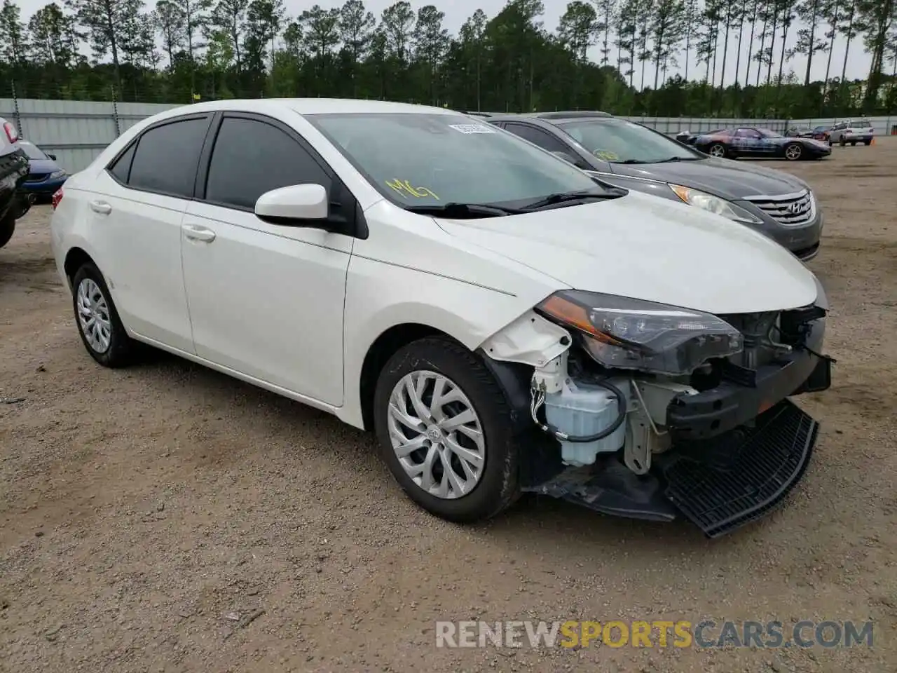 1 Photograph of a damaged car 5YFBURHE3KP878824 TOYOTA COROLLA 2019