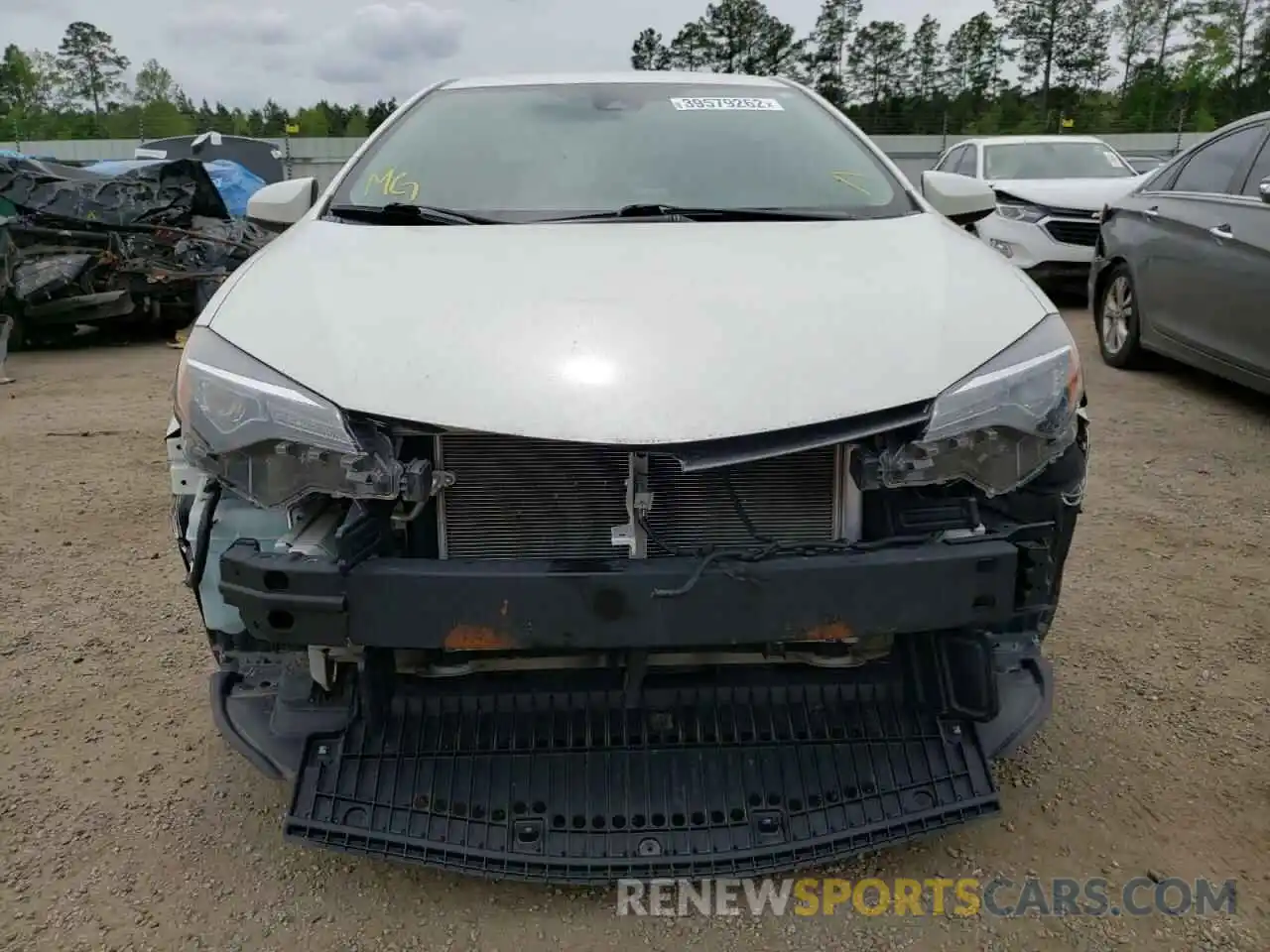 9 Photograph of a damaged car 5YFBURHE3KP878824 TOYOTA COROLLA 2019