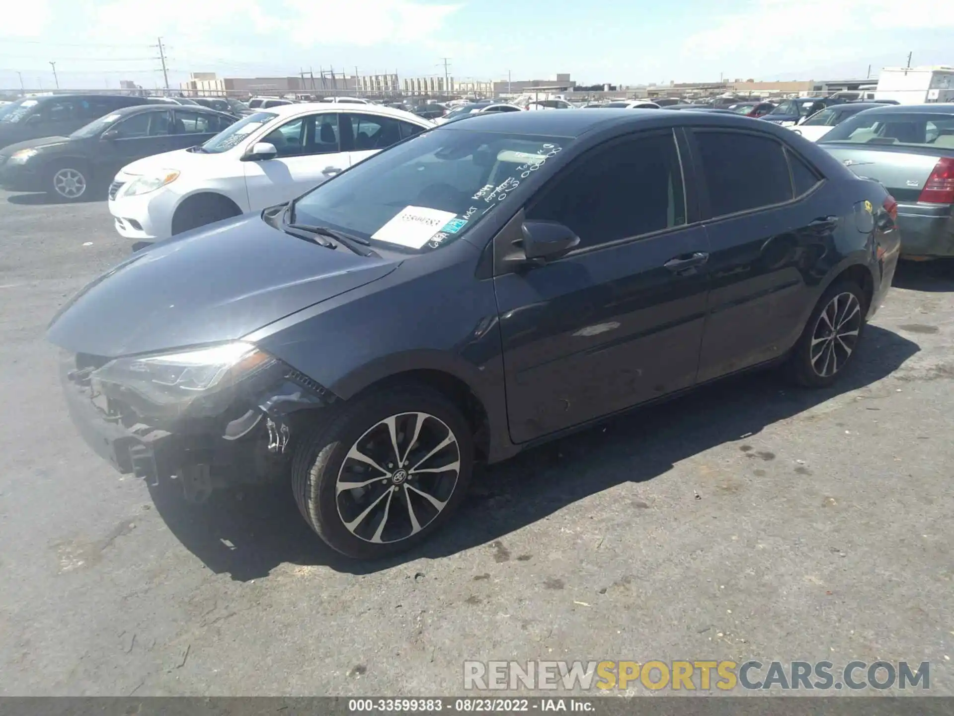 2 Photograph of a damaged car 5YFBURHE3KP880301 TOYOTA COROLLA 2019