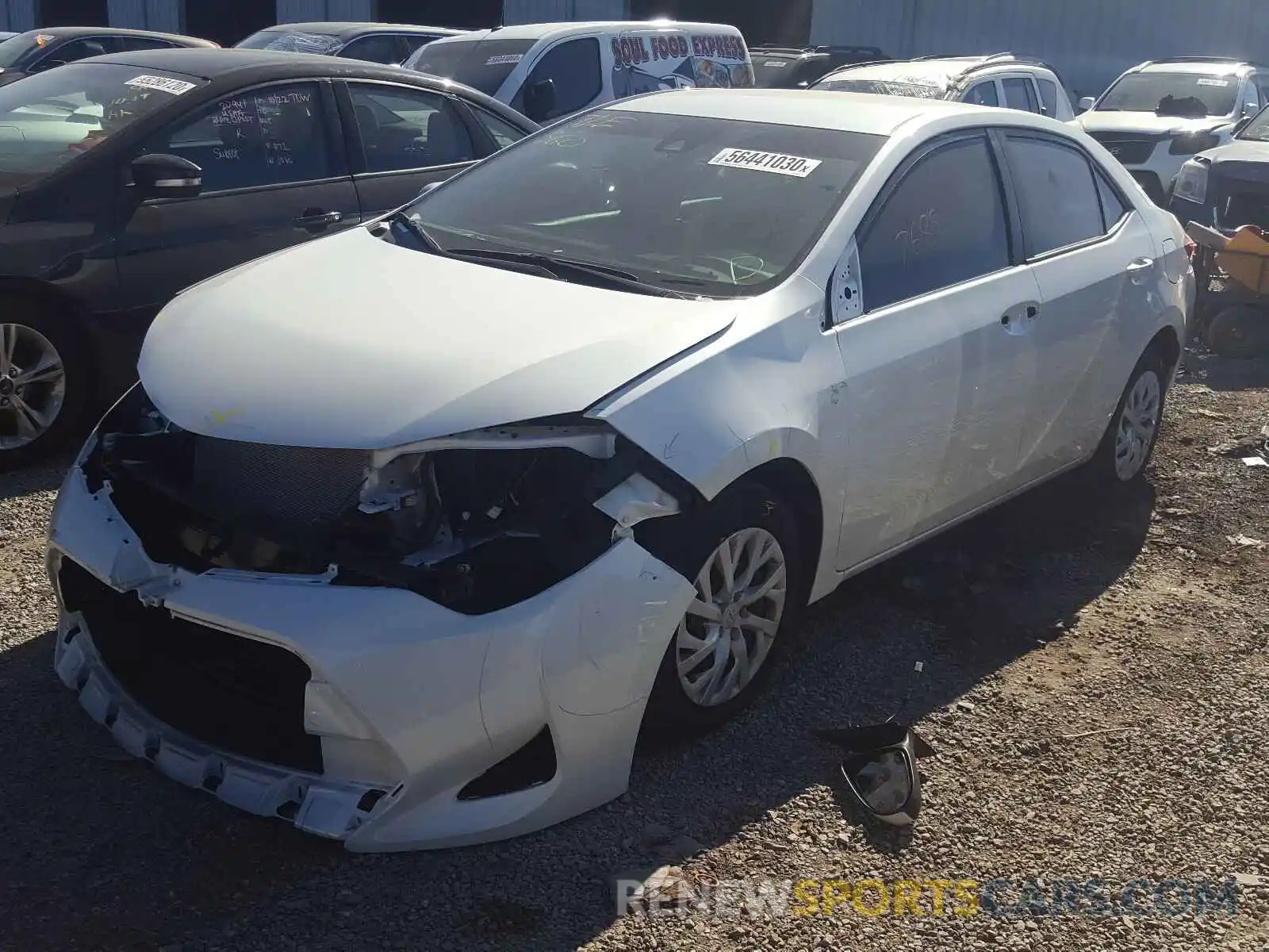 2 Photograph of a damaged car 5YFBURHE3KP880816 TOYOTA COROLLA 2019