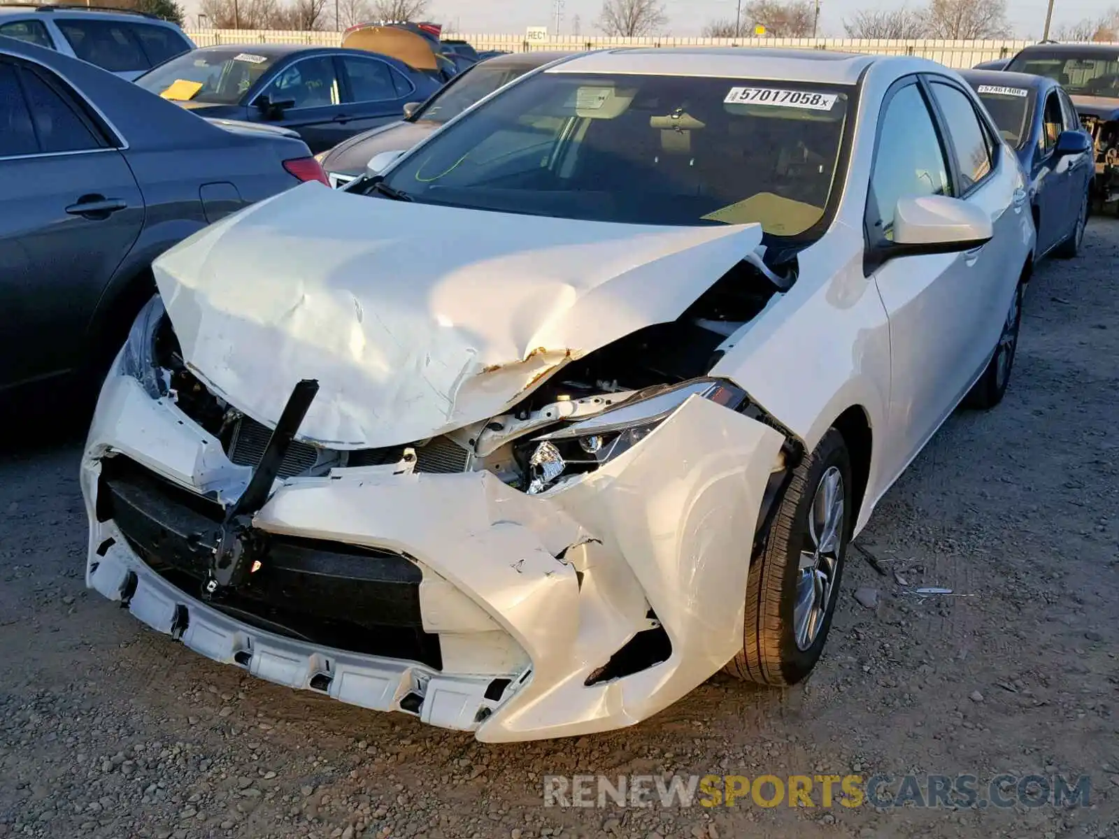 2 Photograph of a damaged car 5YFBURHE3KP880864 TOYOTA COROLLA 2019