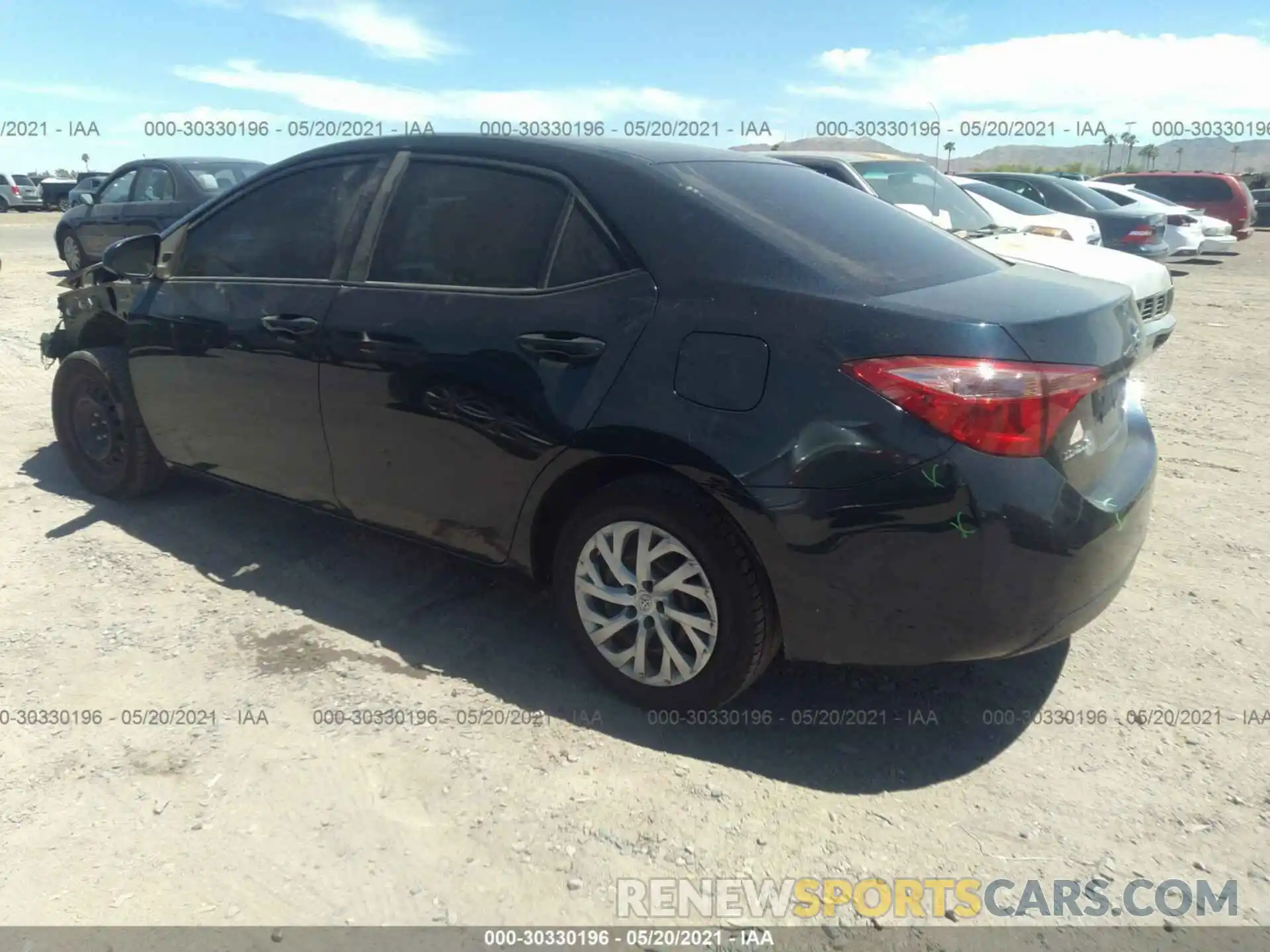 3 Photograph of a damaged car 5YFBURHE3KP881061 TOYOTA COROLLA 2019