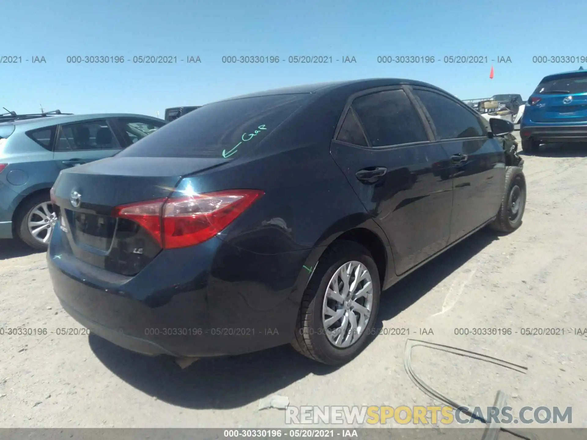 4 Photograph of a damaged car 5YFBURHE3KP881061 TOYOTA COROLLA 2019