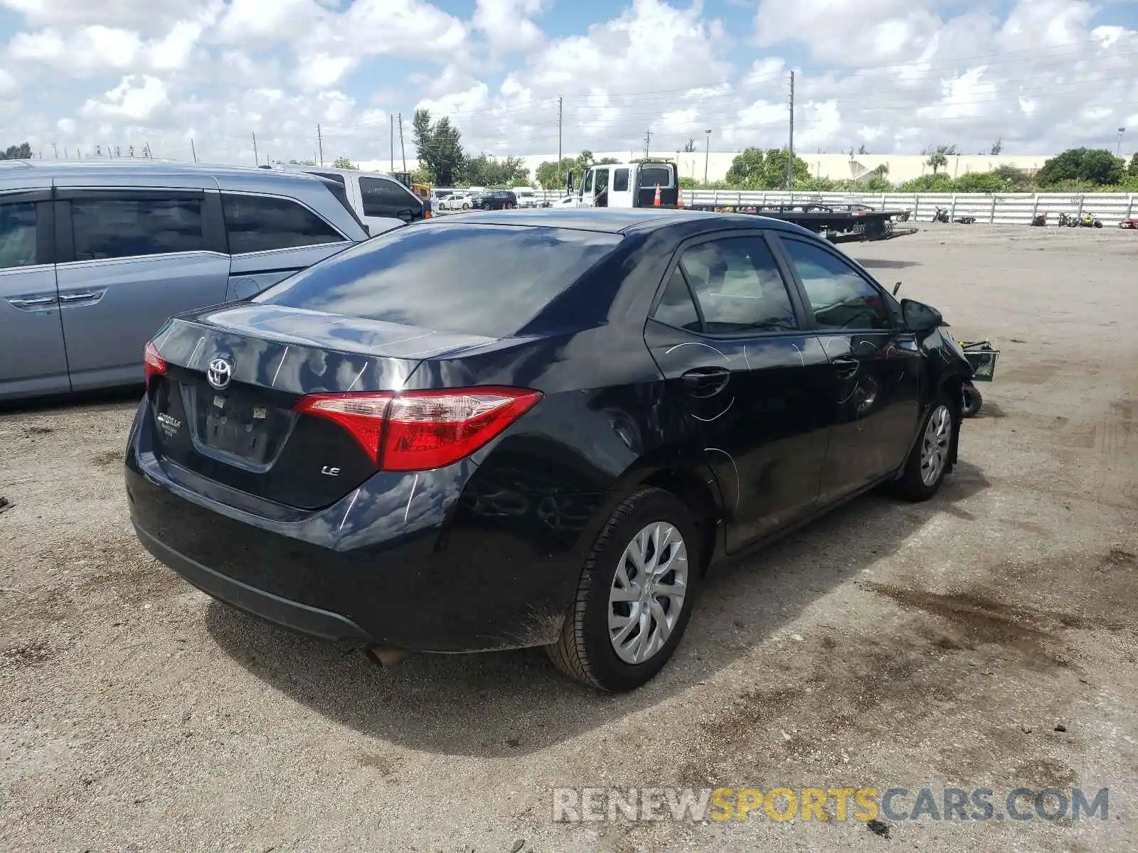 4 Photograph of a damaged car 5YFBURHE3KP881111 TOYOTA COROLLA 2019