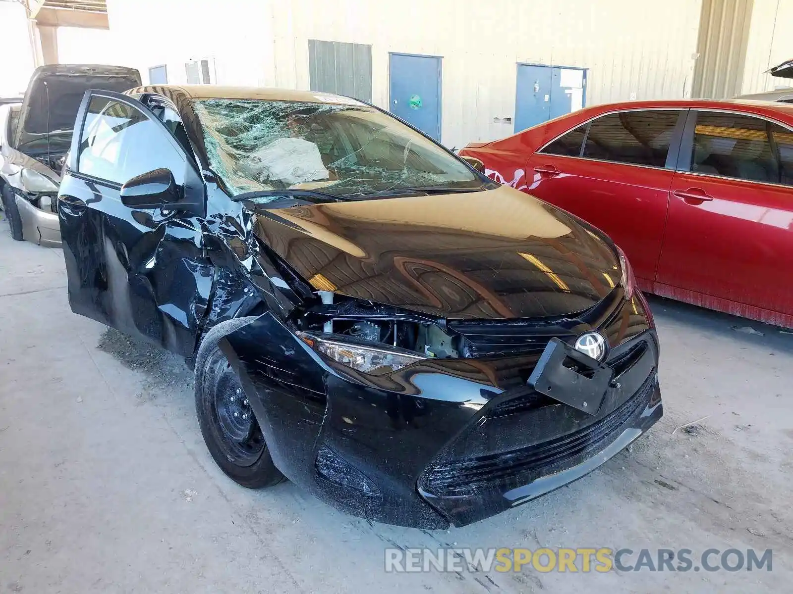 1 Photograph of a damaged car 5YFBURHE3KP881240 TOYOTA COROLLA 2019