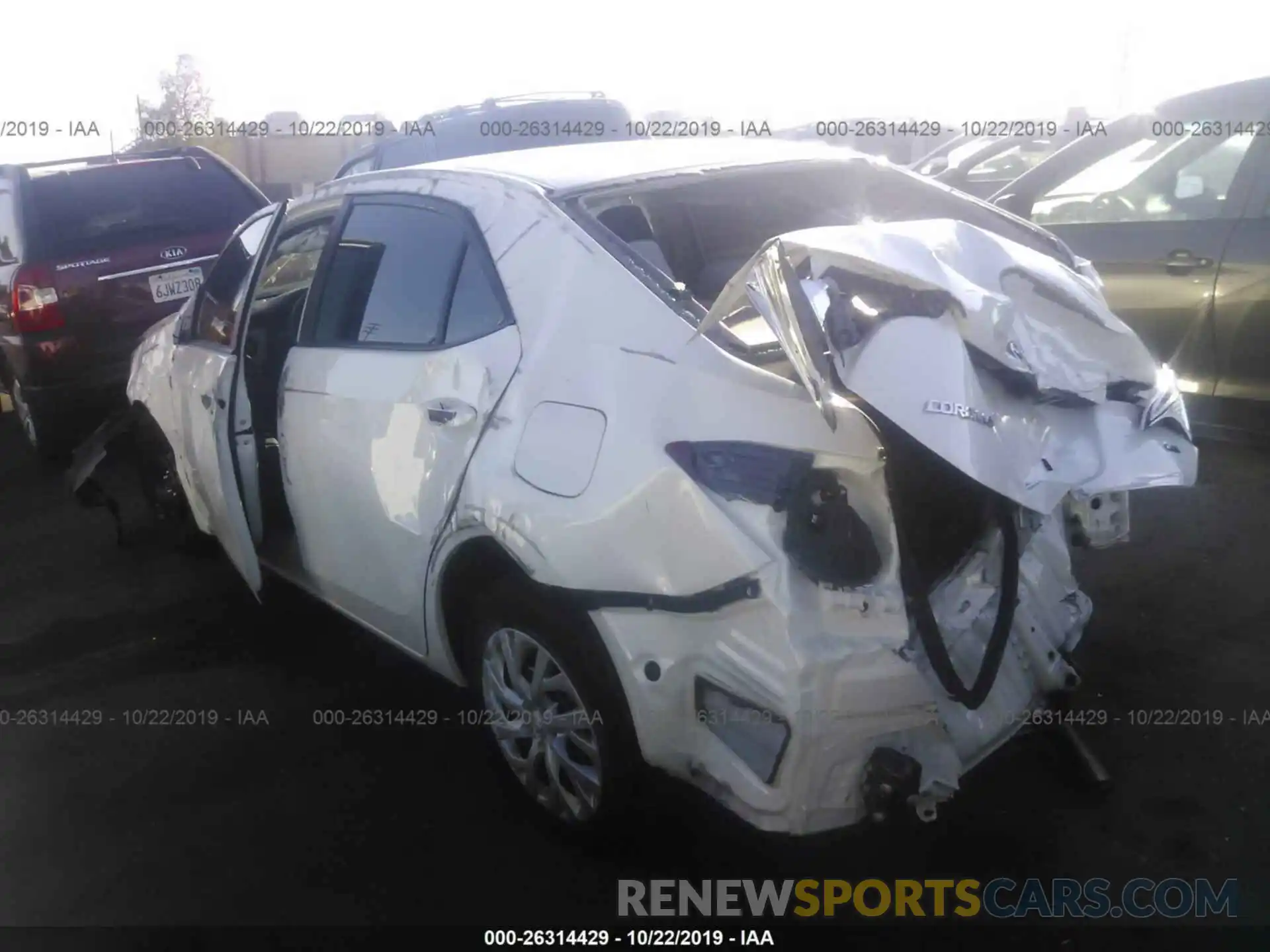 3 Photograph of a damaged car 5YFBURHE3KP881853 TOYOTA COROLLA 2019