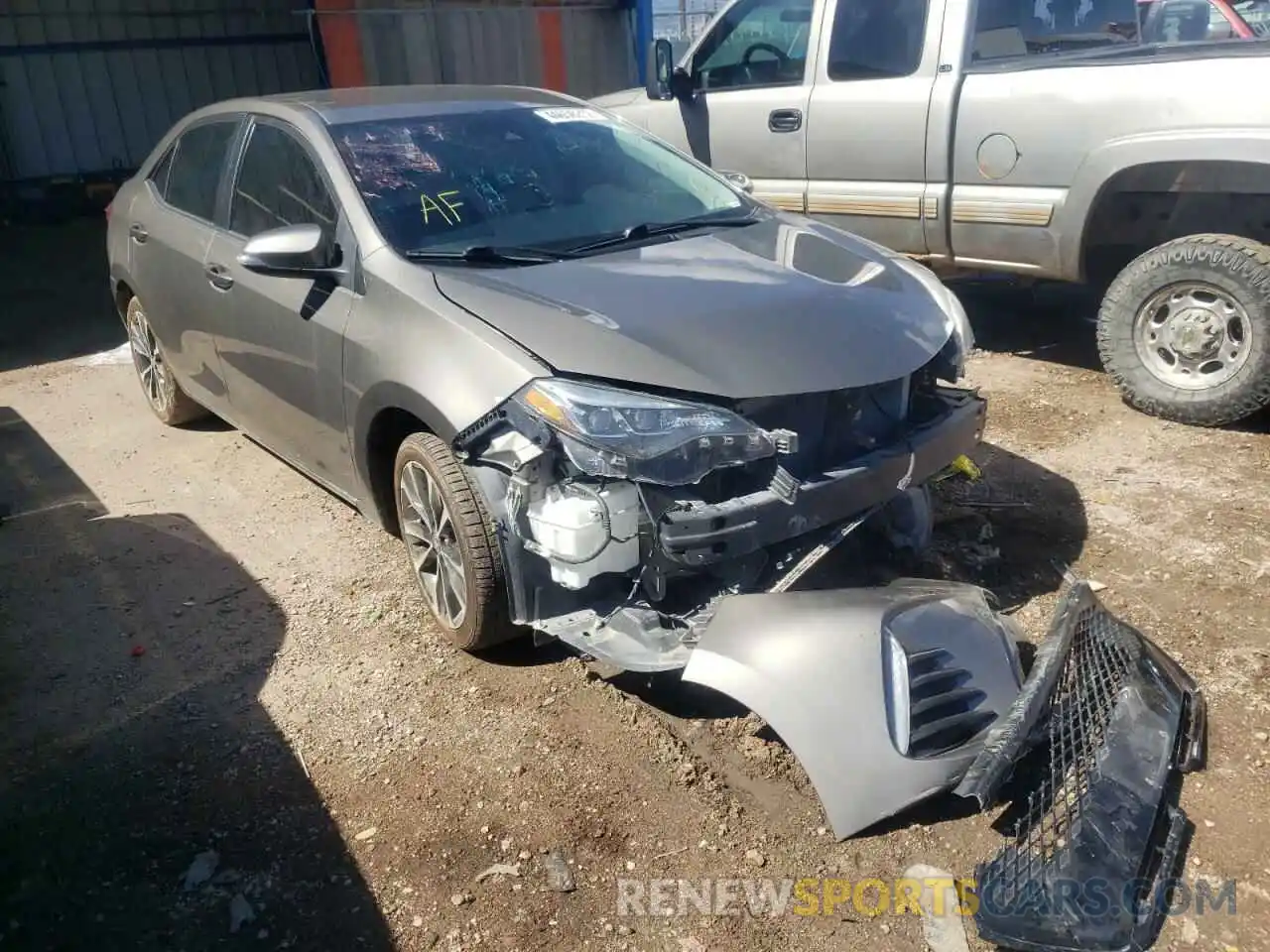 1 Photograph of a damaged car 5YFBURHE3KP882095 TOYOTA COROLLA 2019