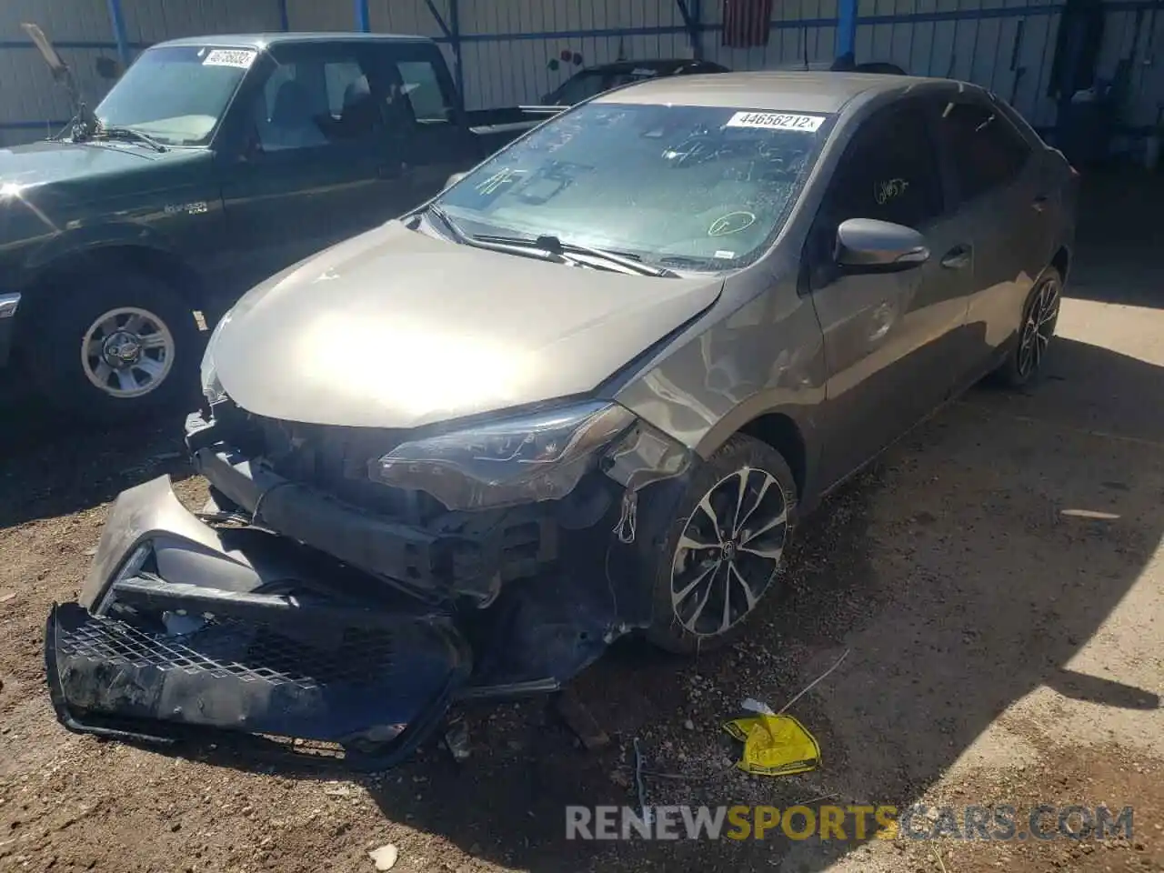 2 Photograph of a damaged car 5YFBURHE3KP882095 TOYOTA COROLLA 2019